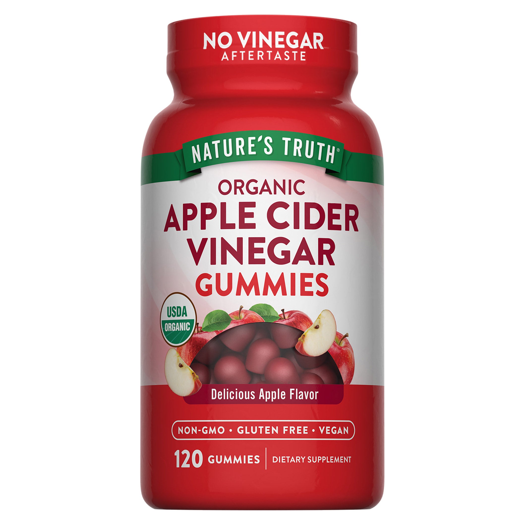 NATURE'S TRUTH ORGANIC APPLE CIDER VINEGAR 500MG 120 GUMMIES - Image 1
