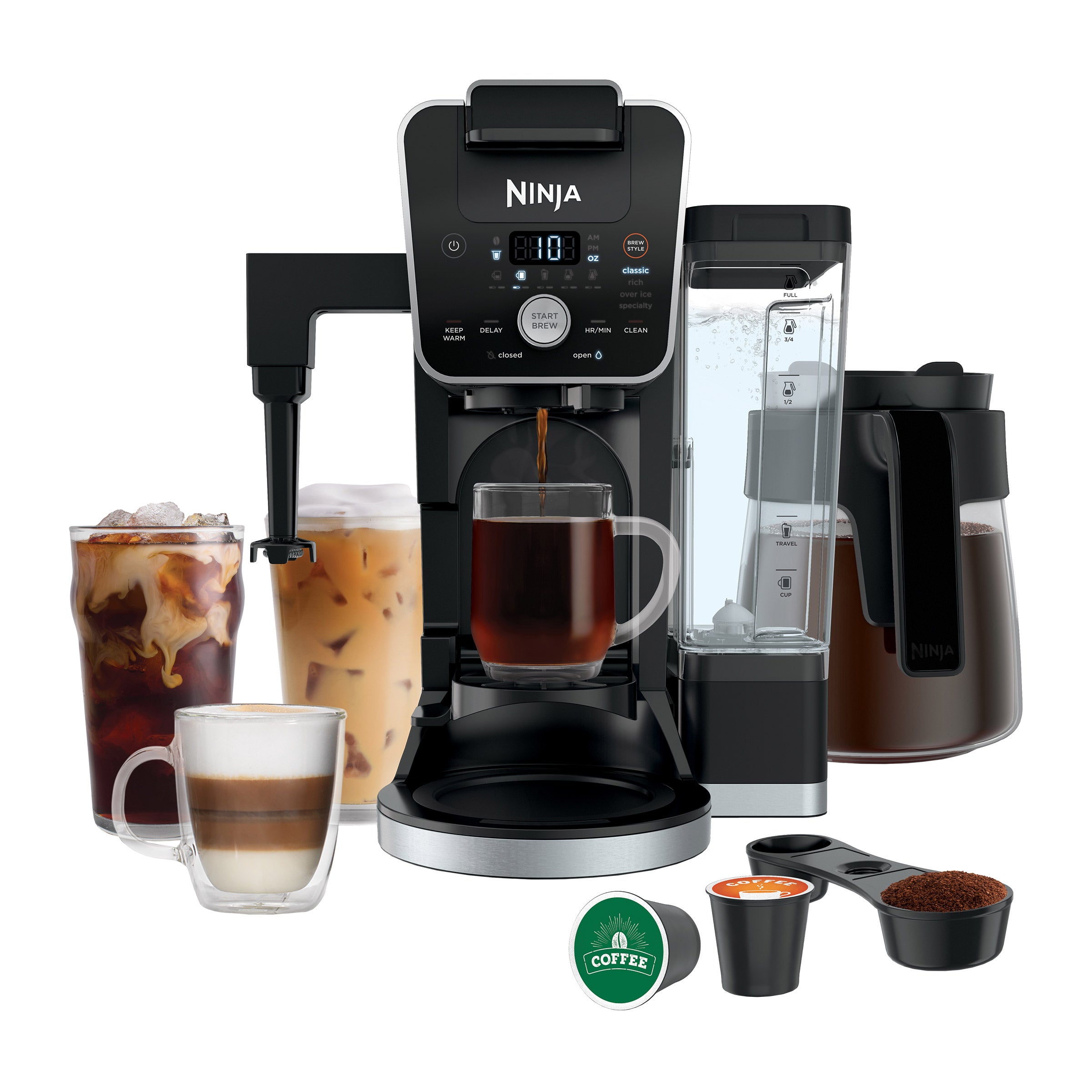 NINJA CFP451CO GROUNDS & PODS DUALBREW COFFEE MAKER^ - Image 1