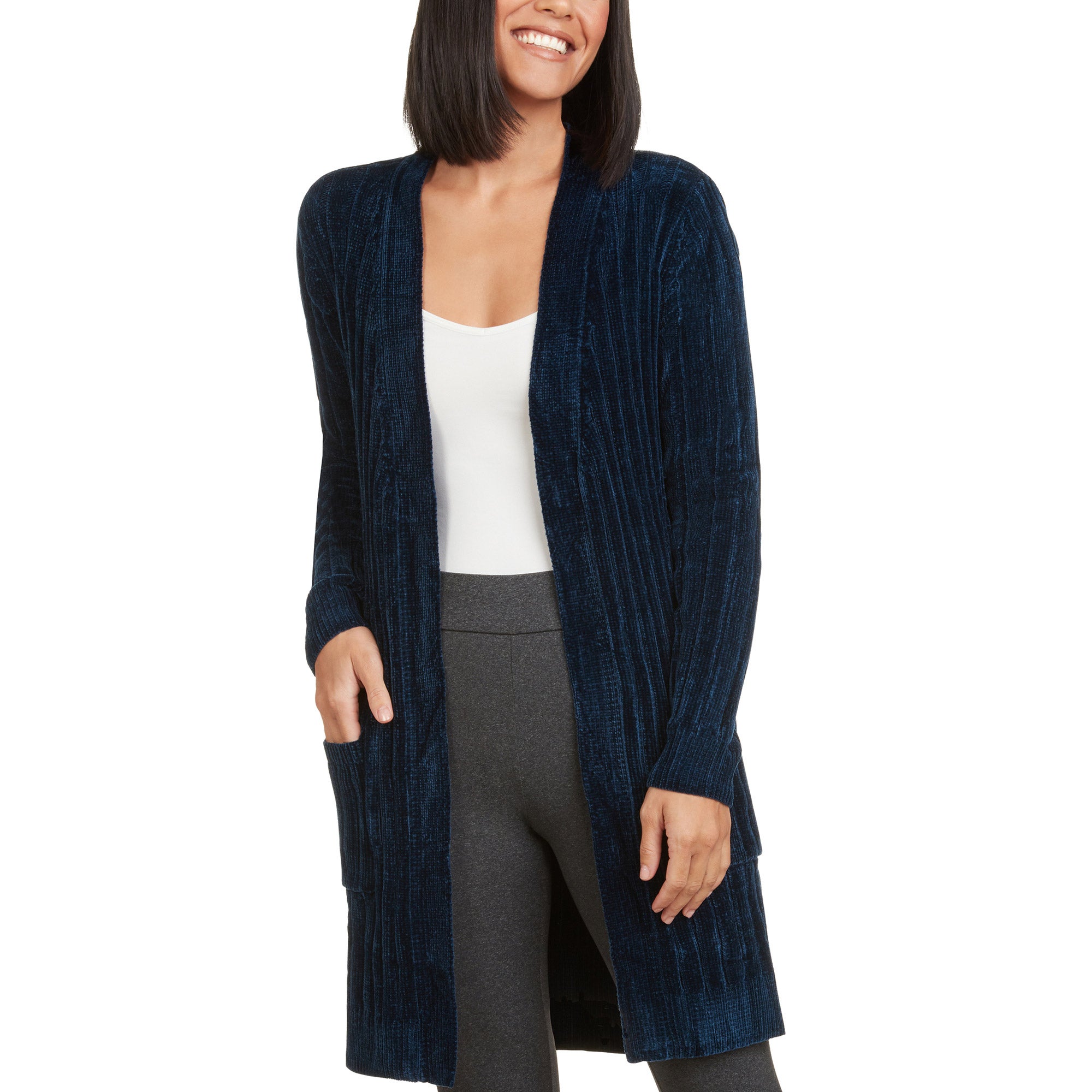 MATTY M LADIES CHENILLE CARDIGAN - Image 1