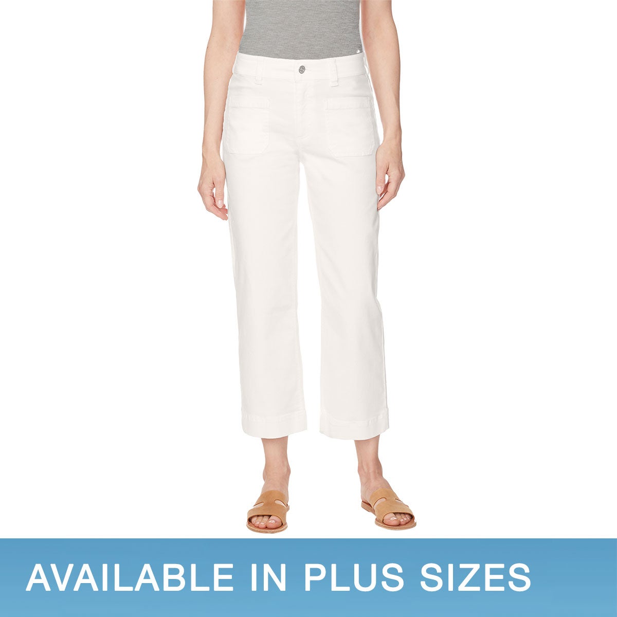 BUFFALO LADIES' WIDE LEG CROP PANT - Image 1