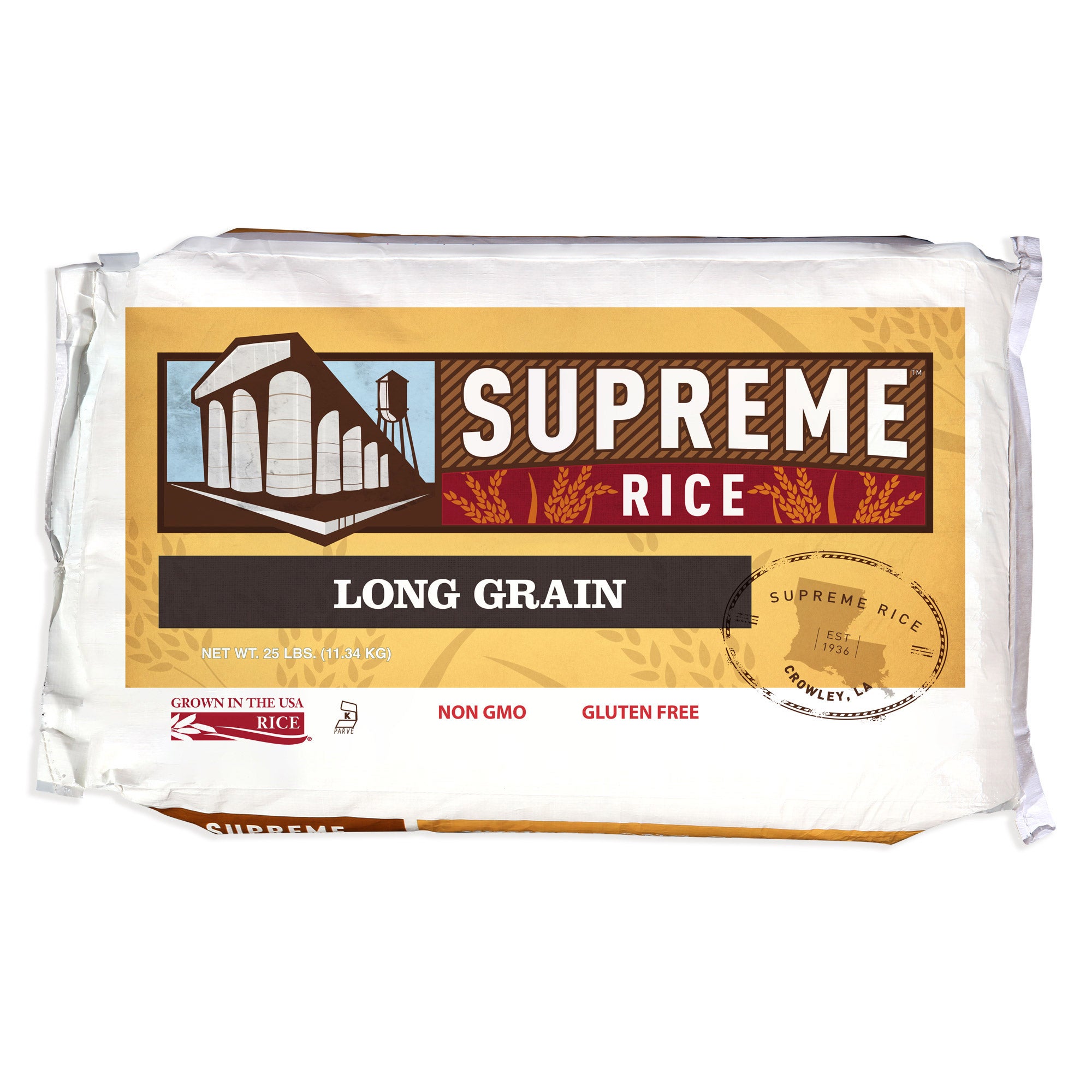 SUPREME RICE LONG GRAIN RICE 25 LB - Image 1