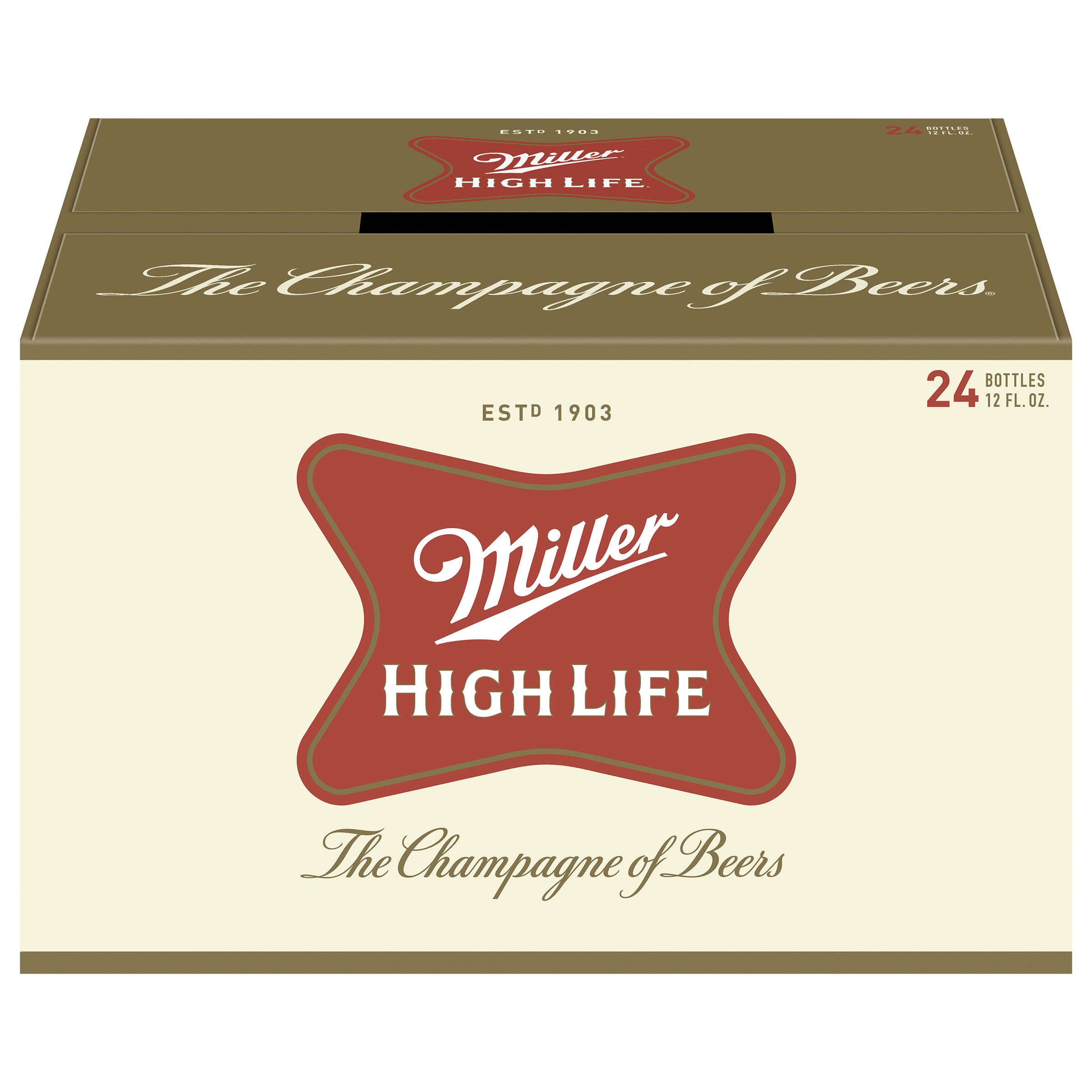 MILLER HIGH LIFE 24/12 OZ BOTTLES