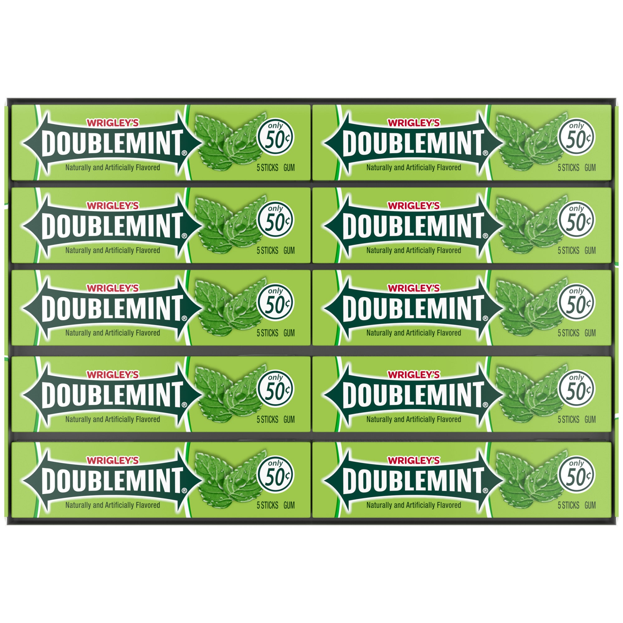 WRIGLEY'S DOUBLEMINT GUM 40 CT / 5 PC - Image 1