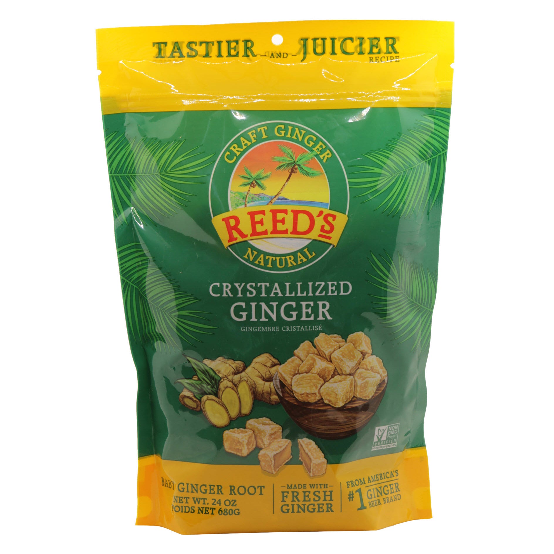 REED'S CRYSTALLIZED GINGER 24 OZ - Image 1