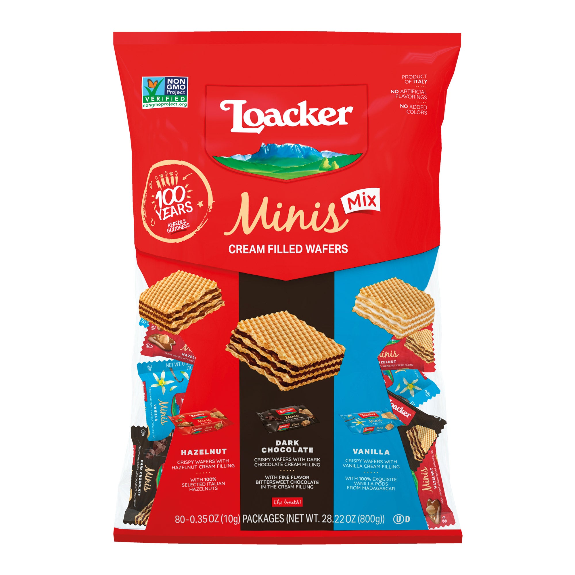 LOACKER MINI WAFER COOKIES 28.22 OZ (1.76LBS) - Image 1