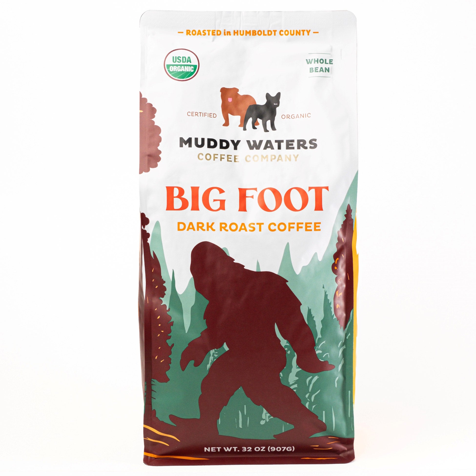 ORGANIC MUDDY WATERS BIG FOOT DARK ROAST 2 POUNDS
