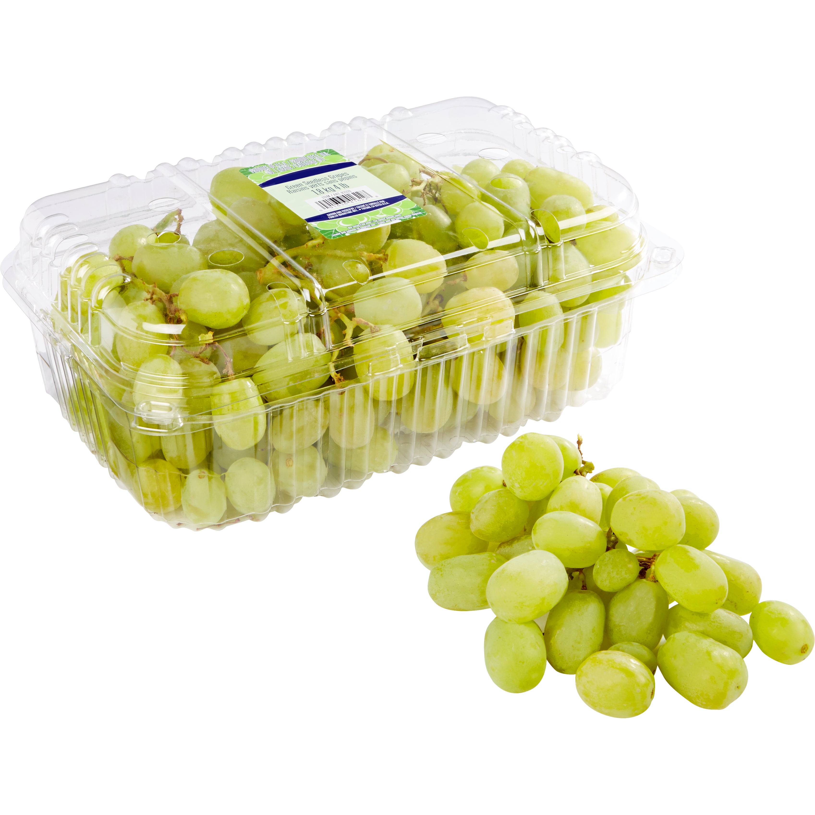 GREEN SEEDLESS GRAPES 3LB