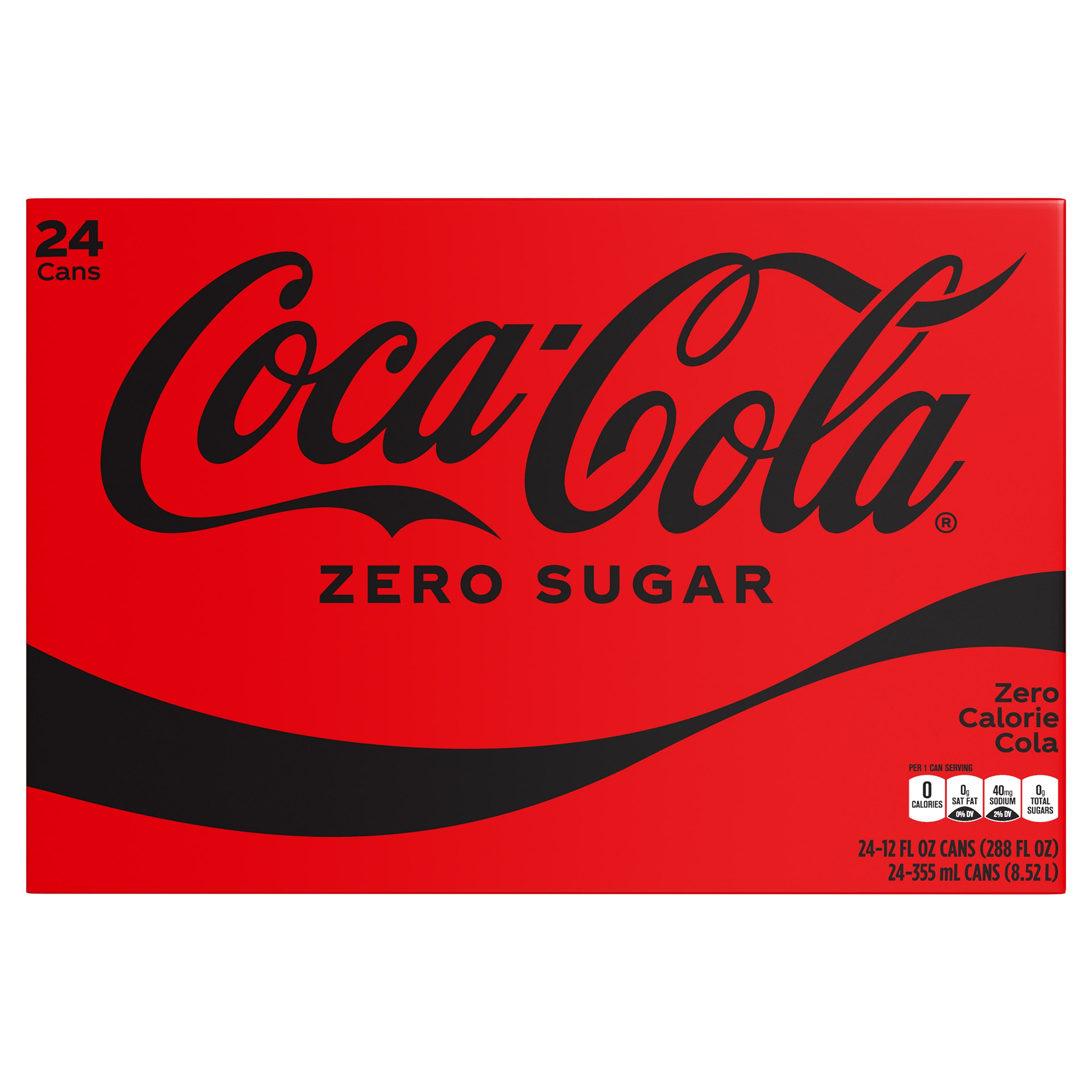 COKE ZERO 24/12 OZ CASE SALE ONLY