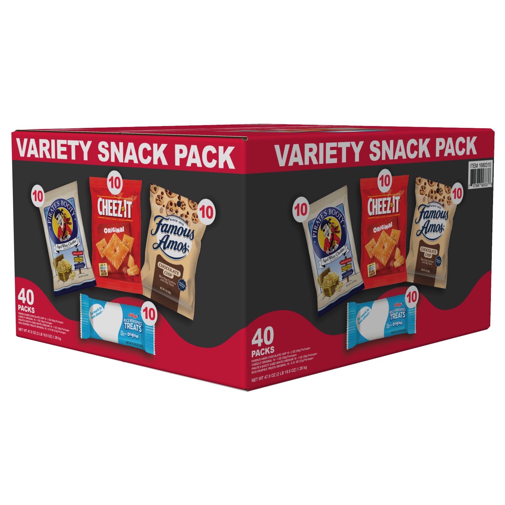 VARIETY SNACK PACK 40 CT
