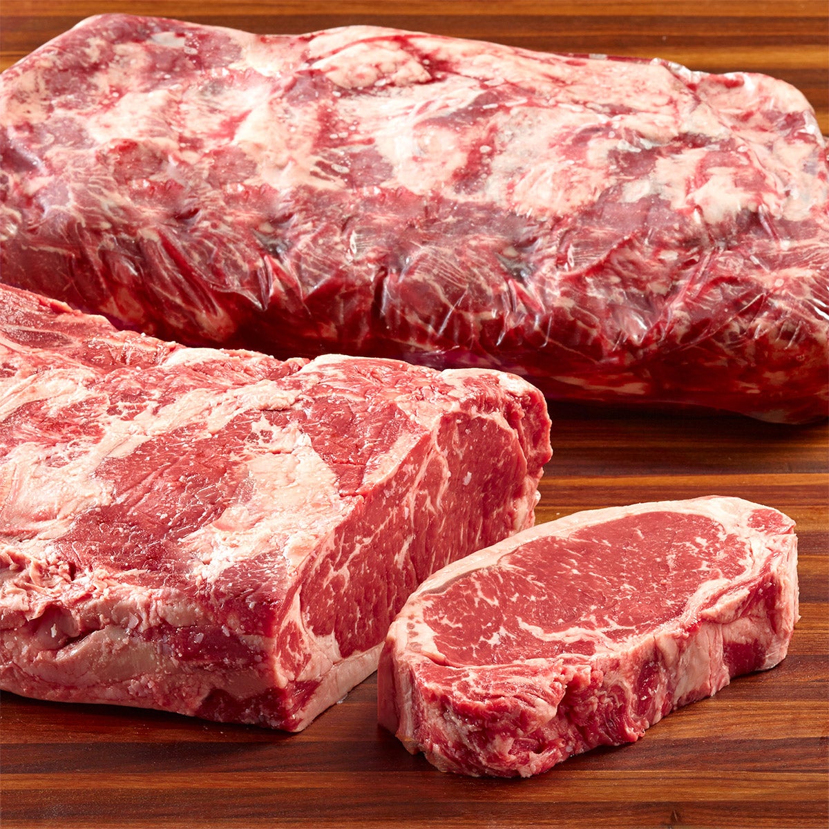 BEEF LOIN TOP LOIN WHOLE NEW YORK PER LB USDA PRIME