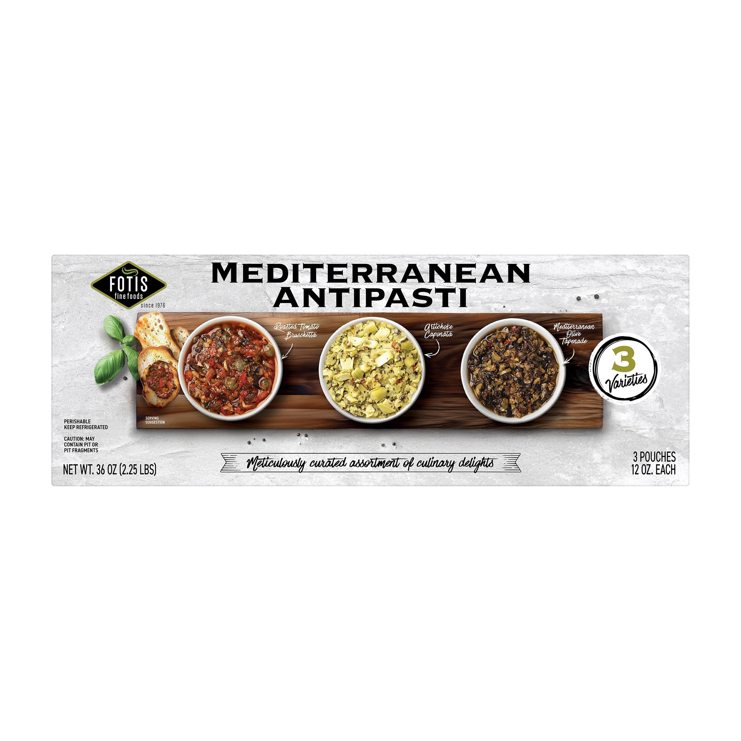 FOTIS MEDITERRANEAN ANTIPASTI 3/12 OZ