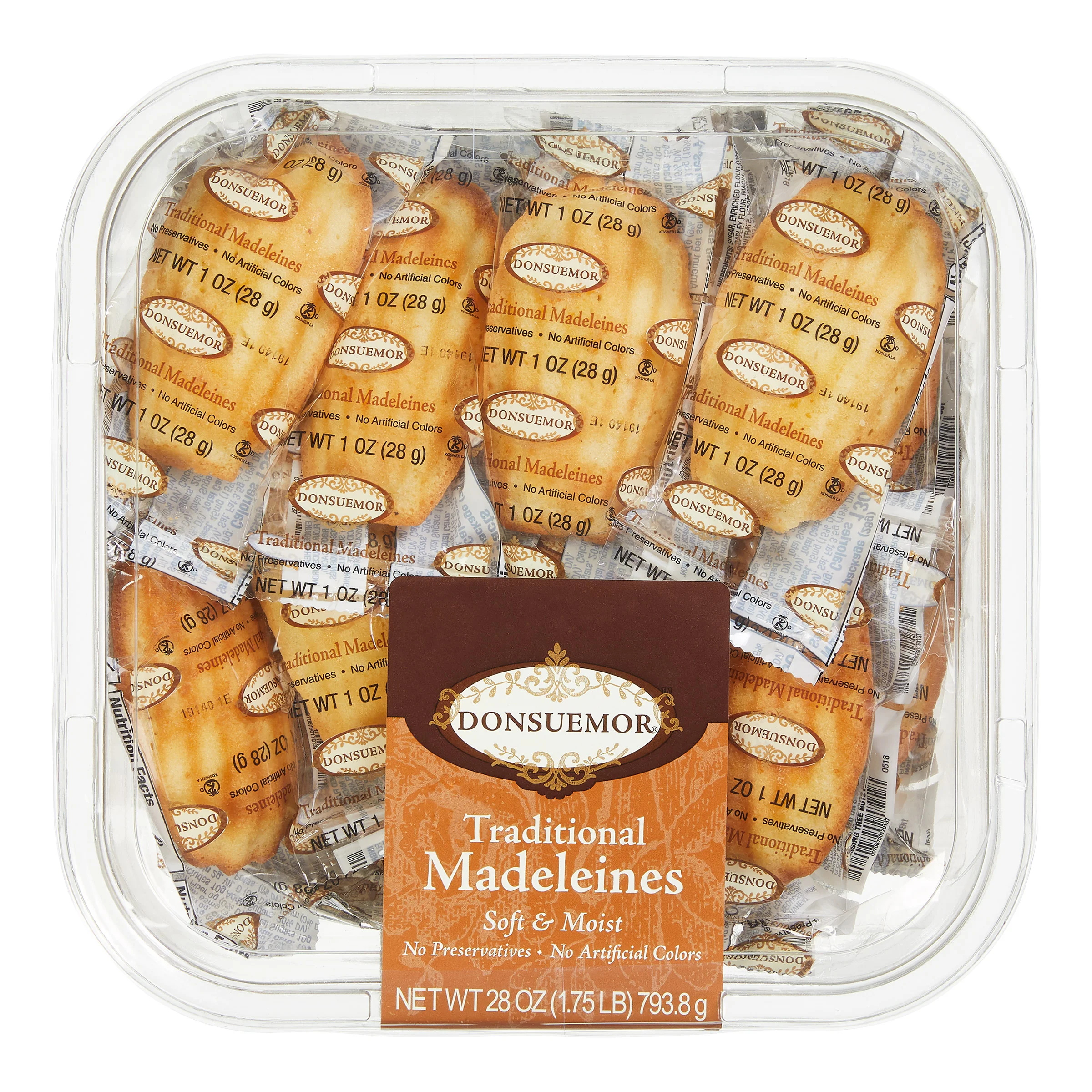 DONSUEMOR TRADITIONAL MADELEINES 28 OZ - Image 1