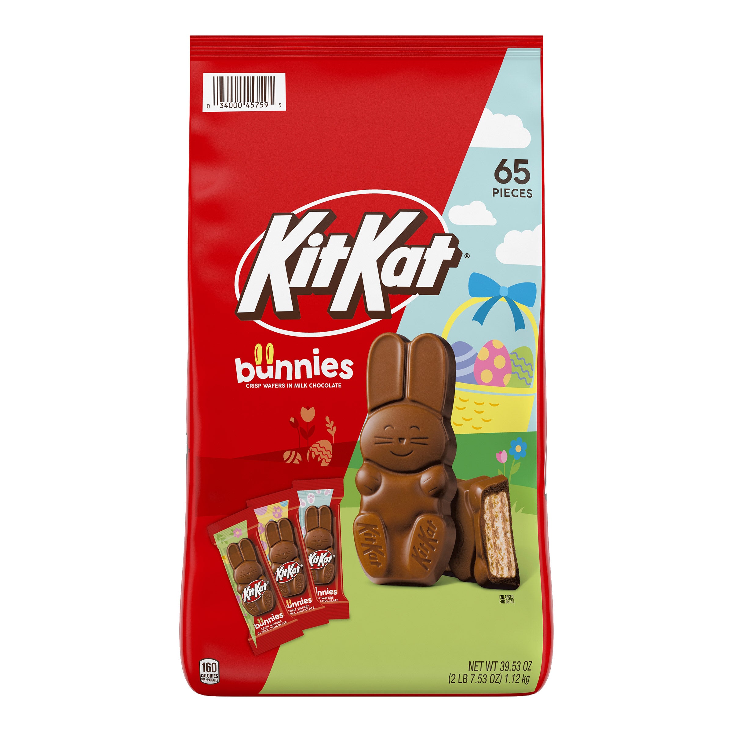 HERSHEY'S KIT KAT BUNNIES 39.8 OUNCE BAG - Image 1