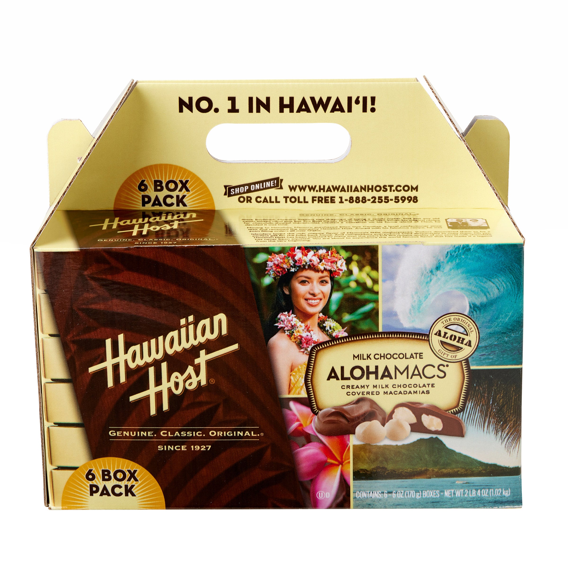 HAWAIIAN HOST ALOHA MACS CARRYPACKS 6/6 OZ