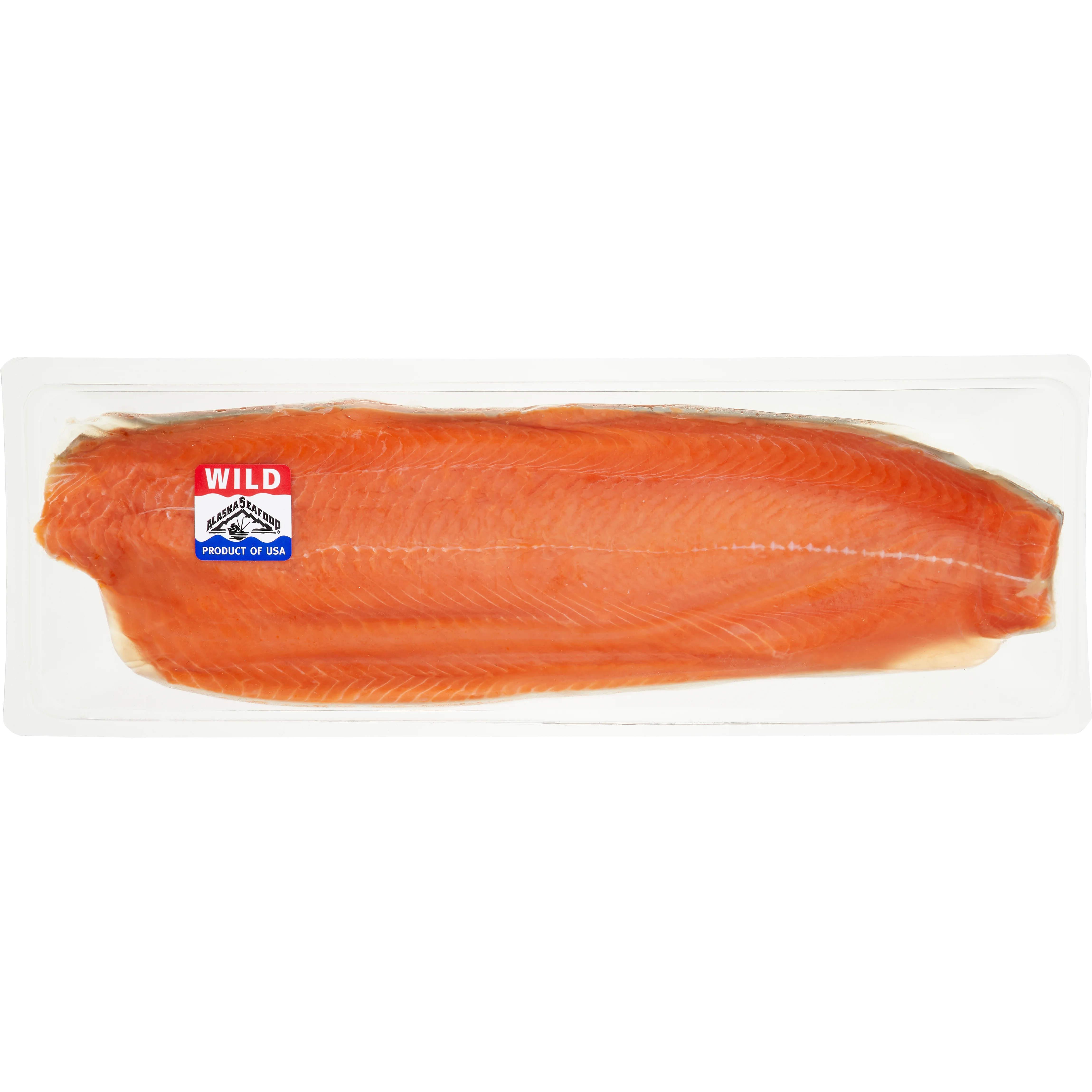 WILD SOCKEYE SALMON FILLET PREVIOUSLY FROZEN PER LB.