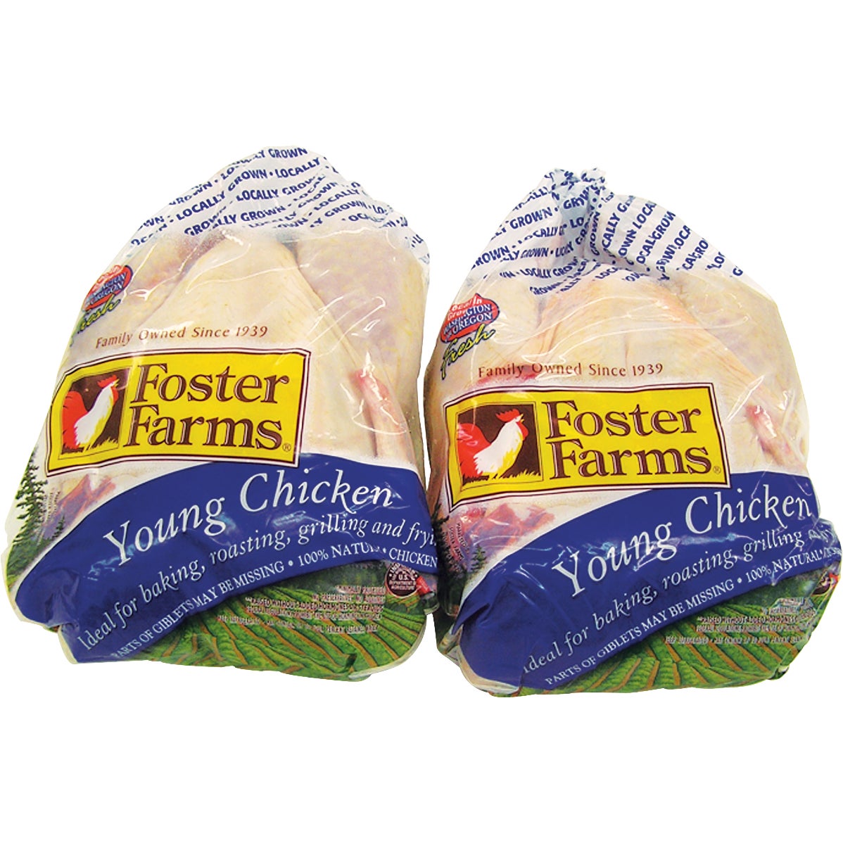 FRESH WHOLE BAGGED FRYERS PER LB