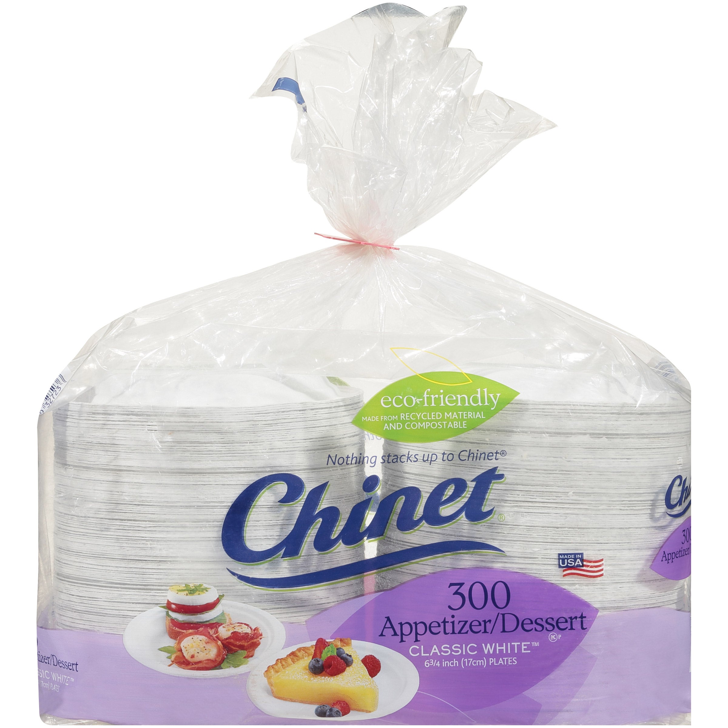 CHINET 6 3/4" PAPER PLATE 300 CT