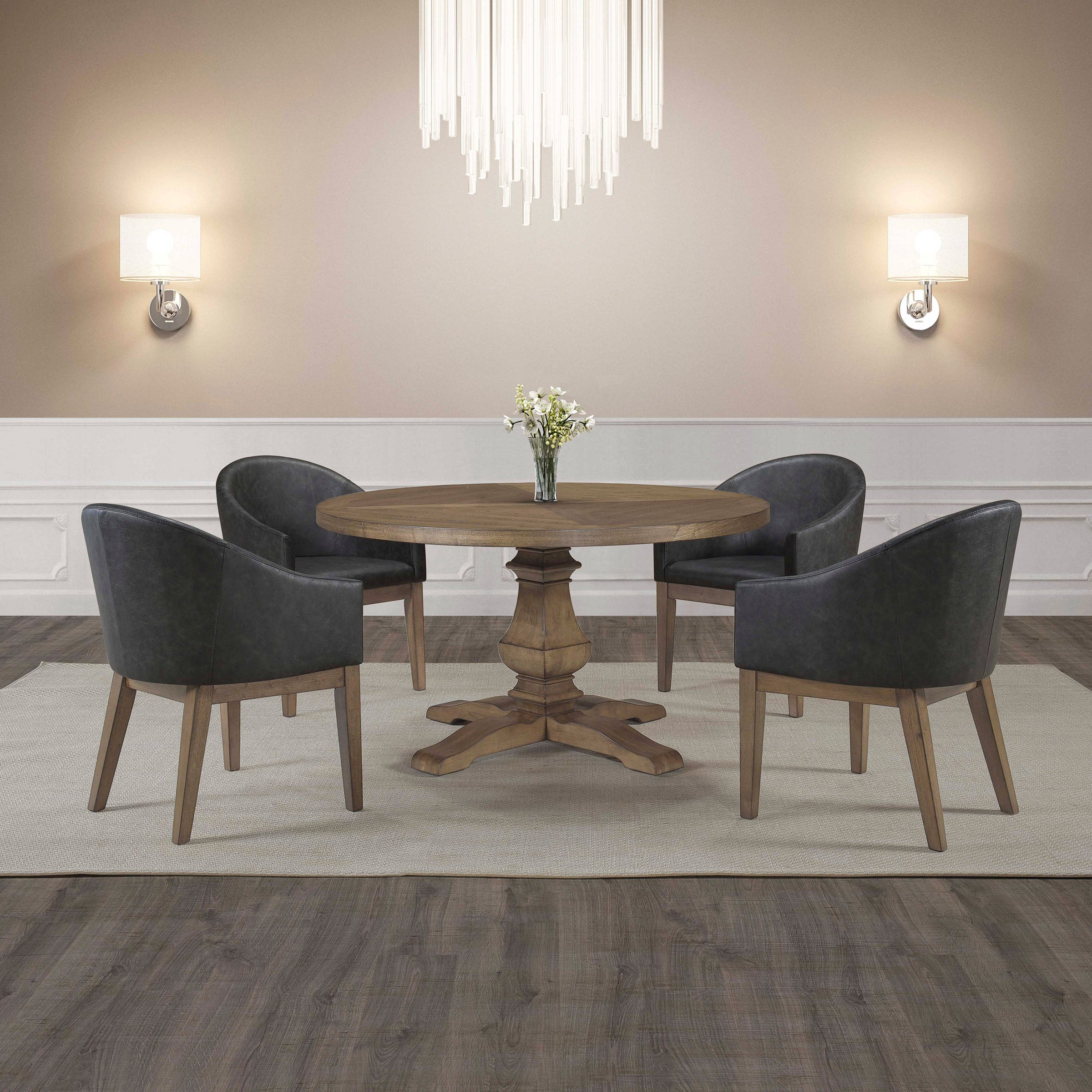 BAYSIDE FURNISHINGS BRINN 5PC DINING SET