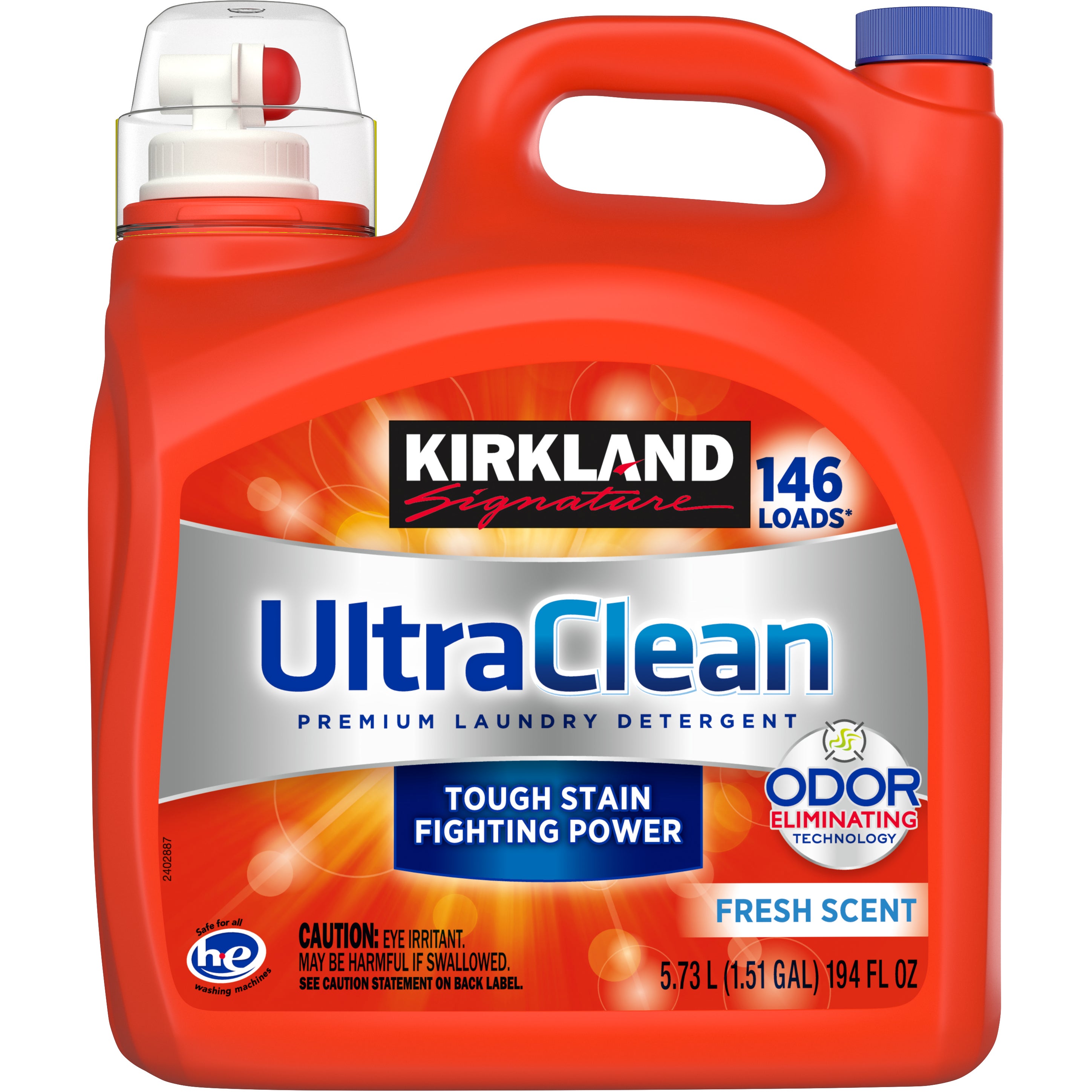 KIRKLAND SIGNATURE ULTRACLEAN FRESH SCENT 194 FL OZ 146LD 6.06QT - Image 1