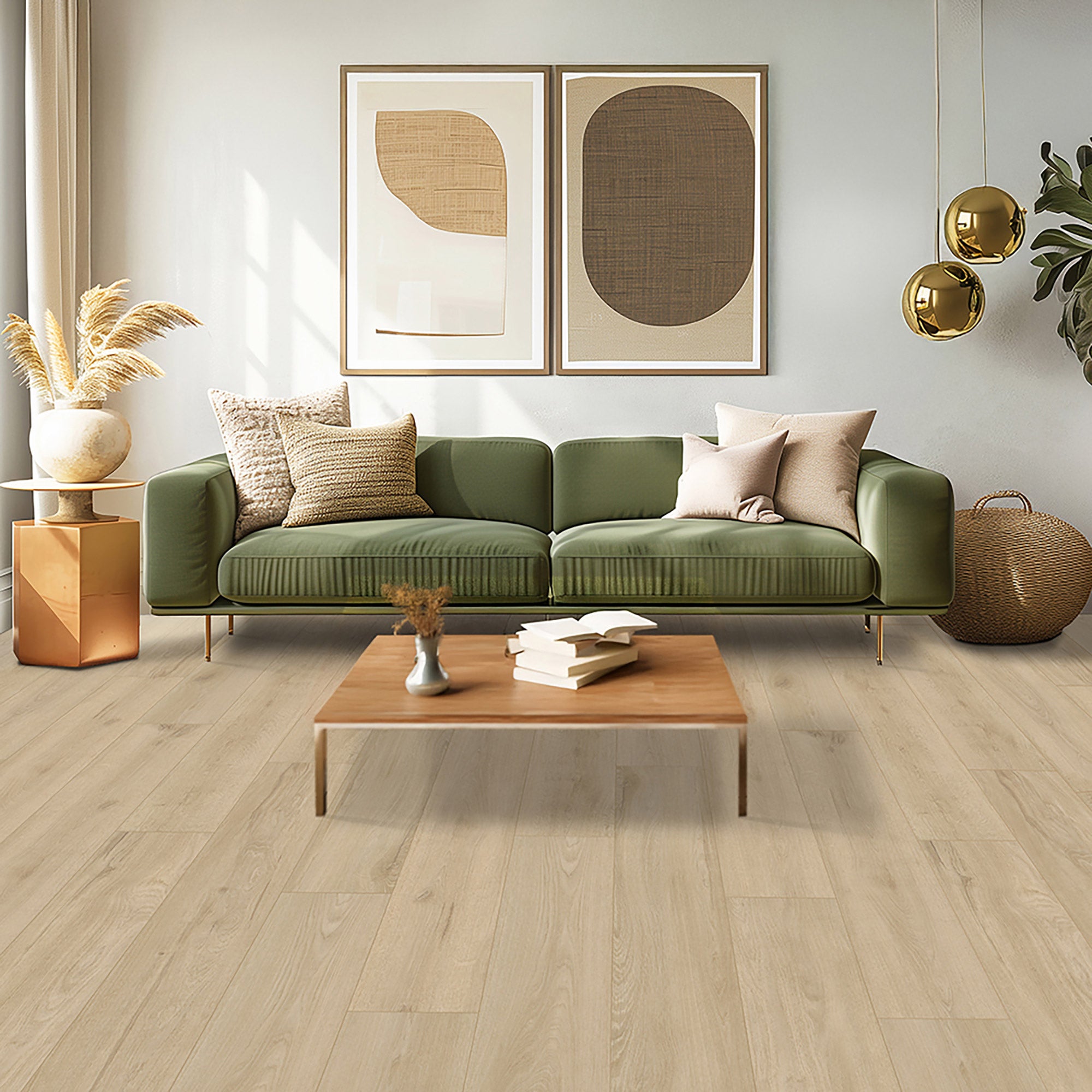MOHAWK HOME JACKSON OAK RIGID VINYL FLOORING - Image 1