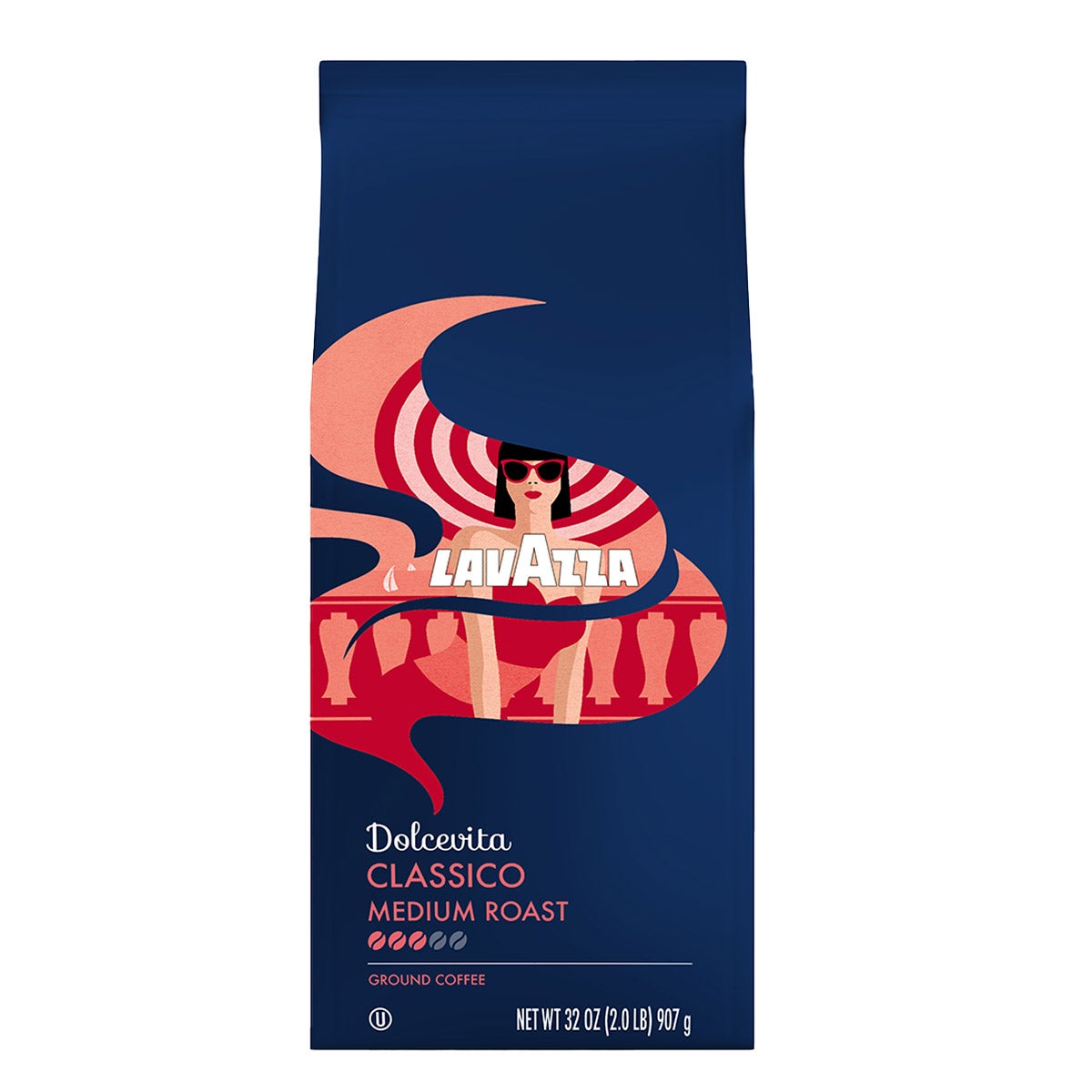 LAVAZZA DOLCEVITA GROUND COFFEE 32 OZ (2 LBS) - Image 1