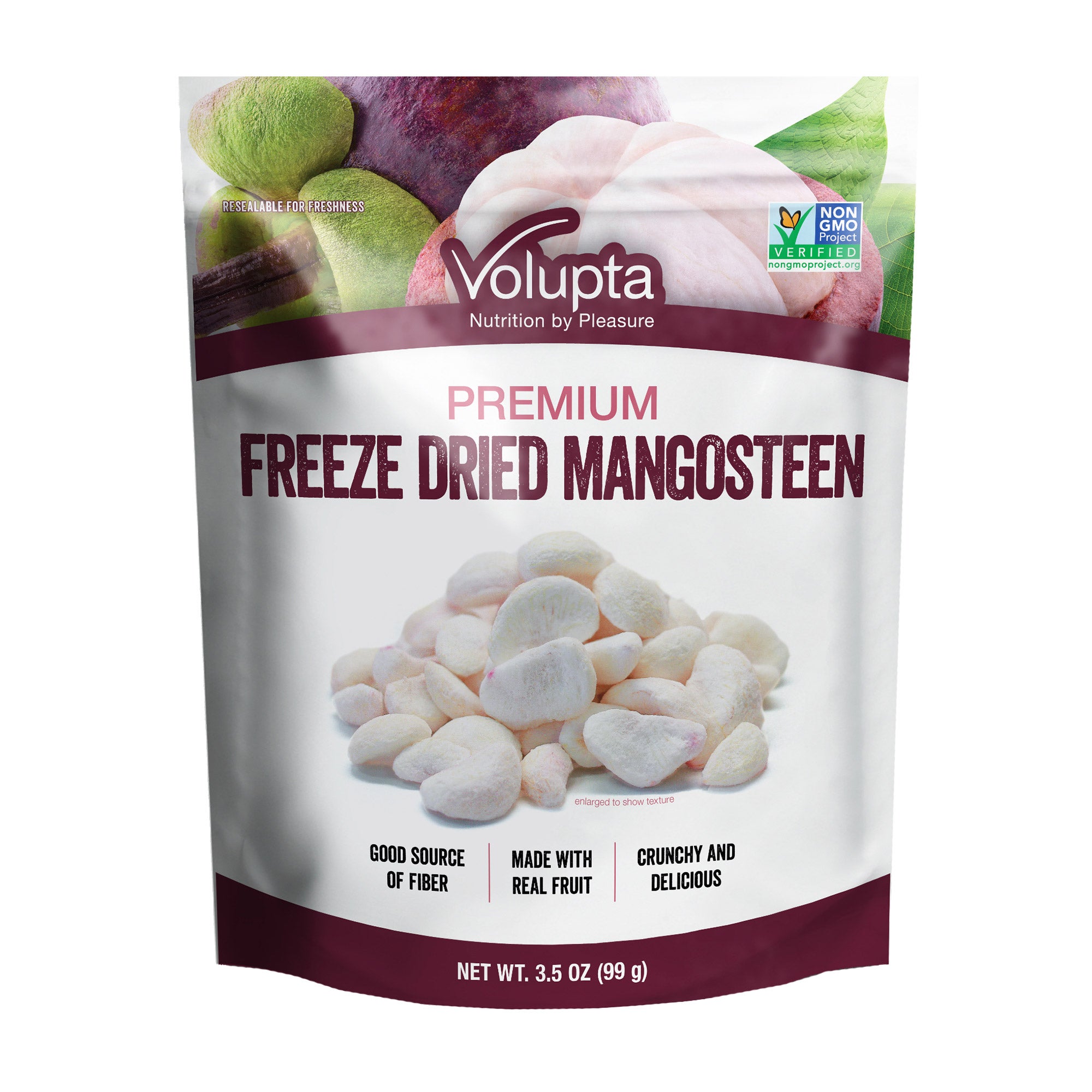 VOLUPTA FREEZE DRIED MANGOSTEENS 3.5 OZ