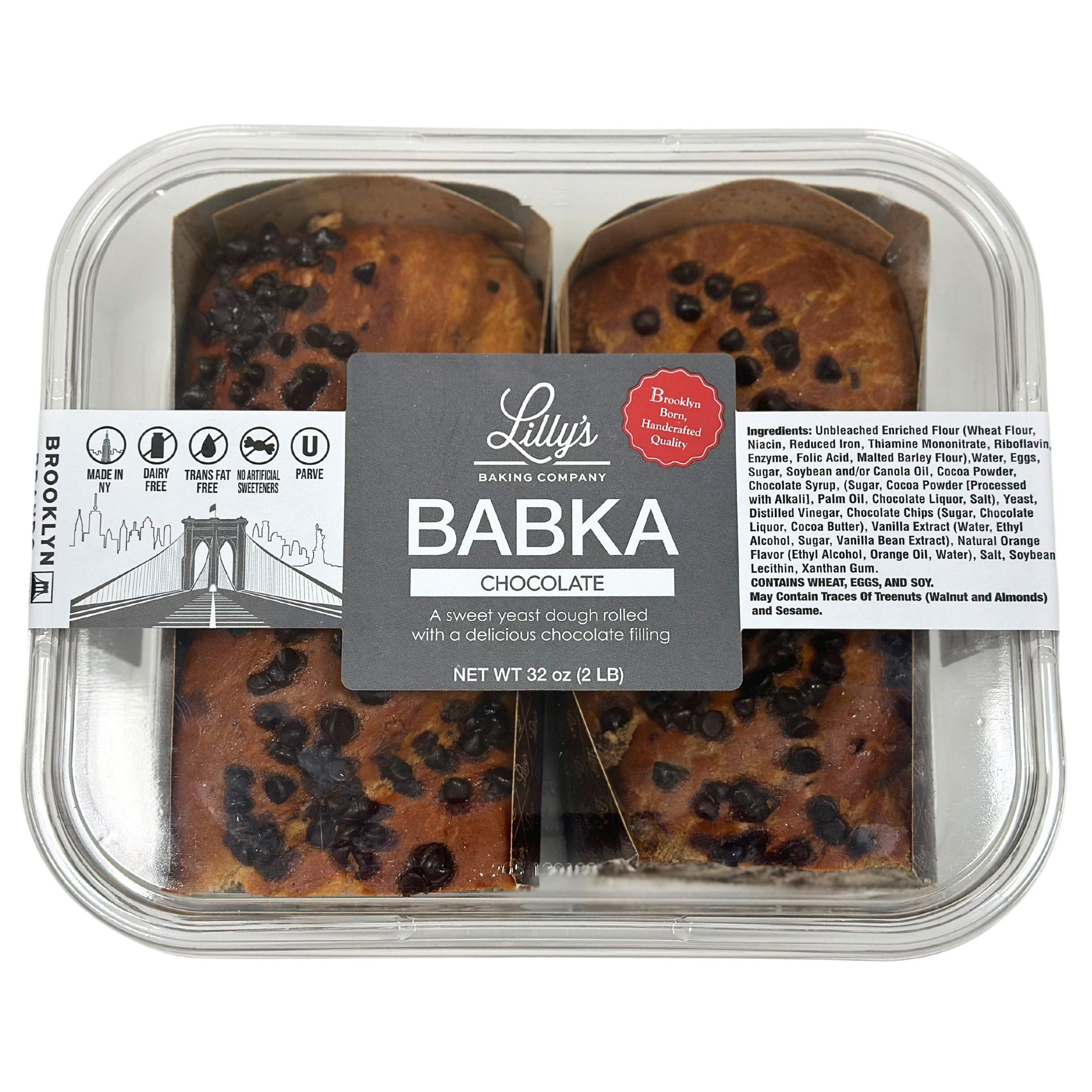 LILY'S CHOCOLATE BABKA 2/16 OZ