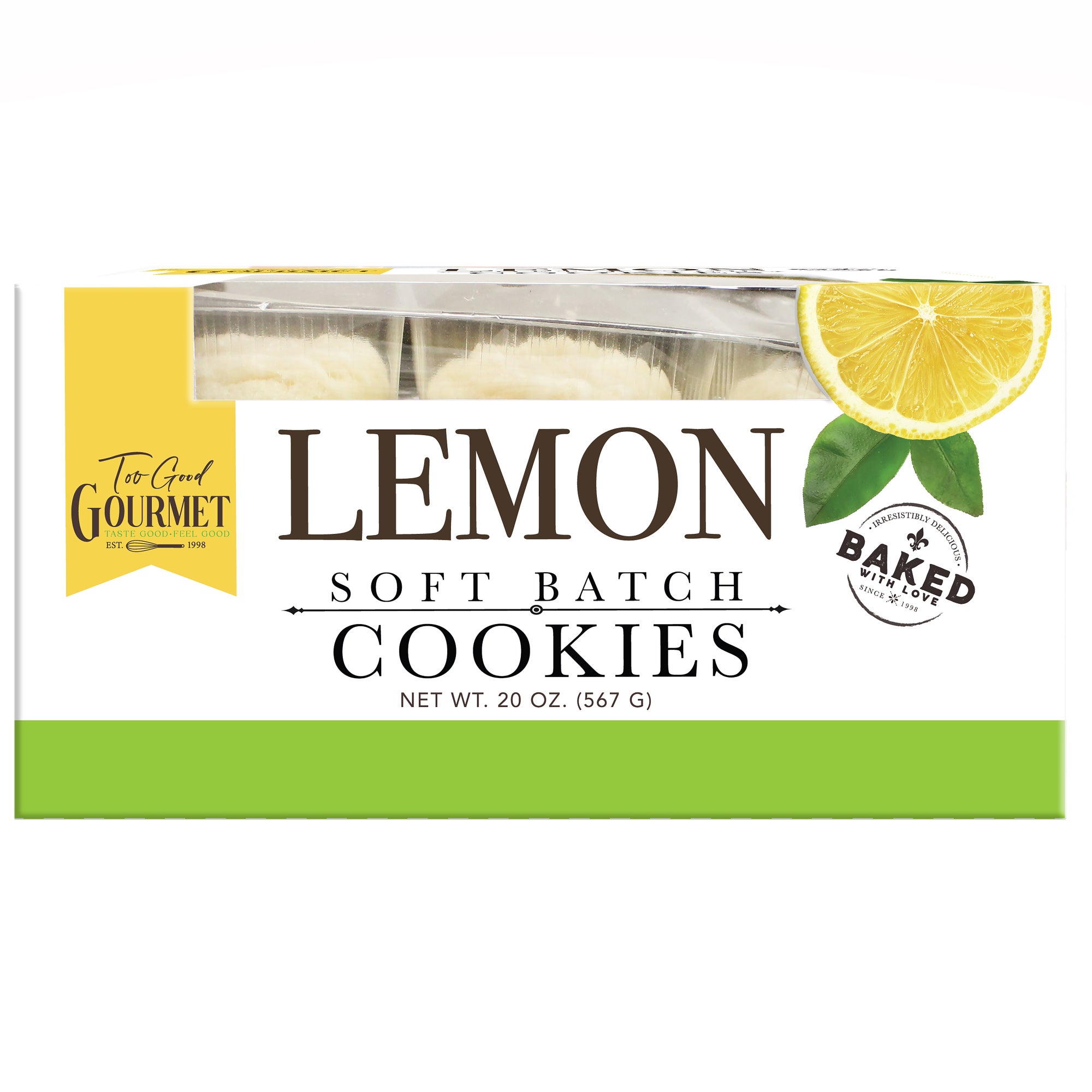 TOO GOOD GOURMET LEMON CAKE COOKIES 20 OUNCES