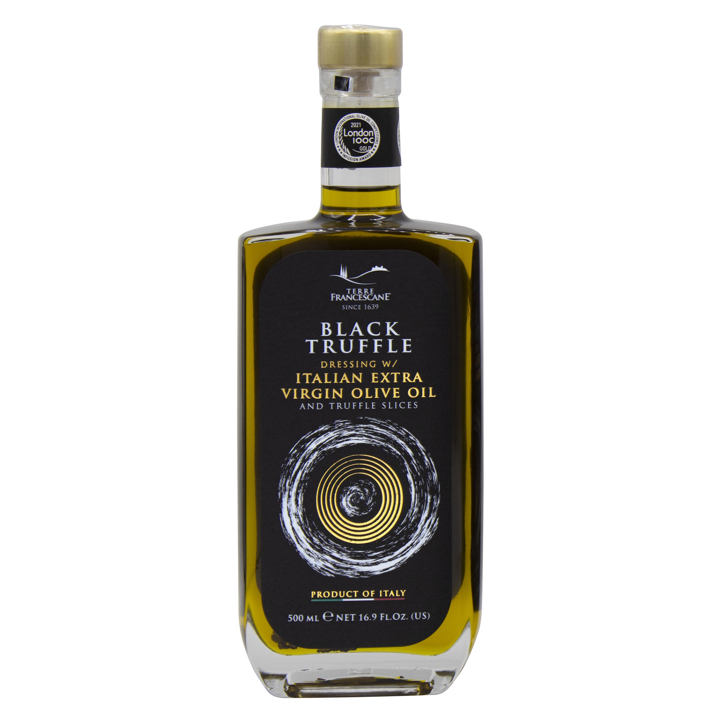 TERRE FRANCESCANE BLACK TRUFFLE EVOO 16.9 OUNCES