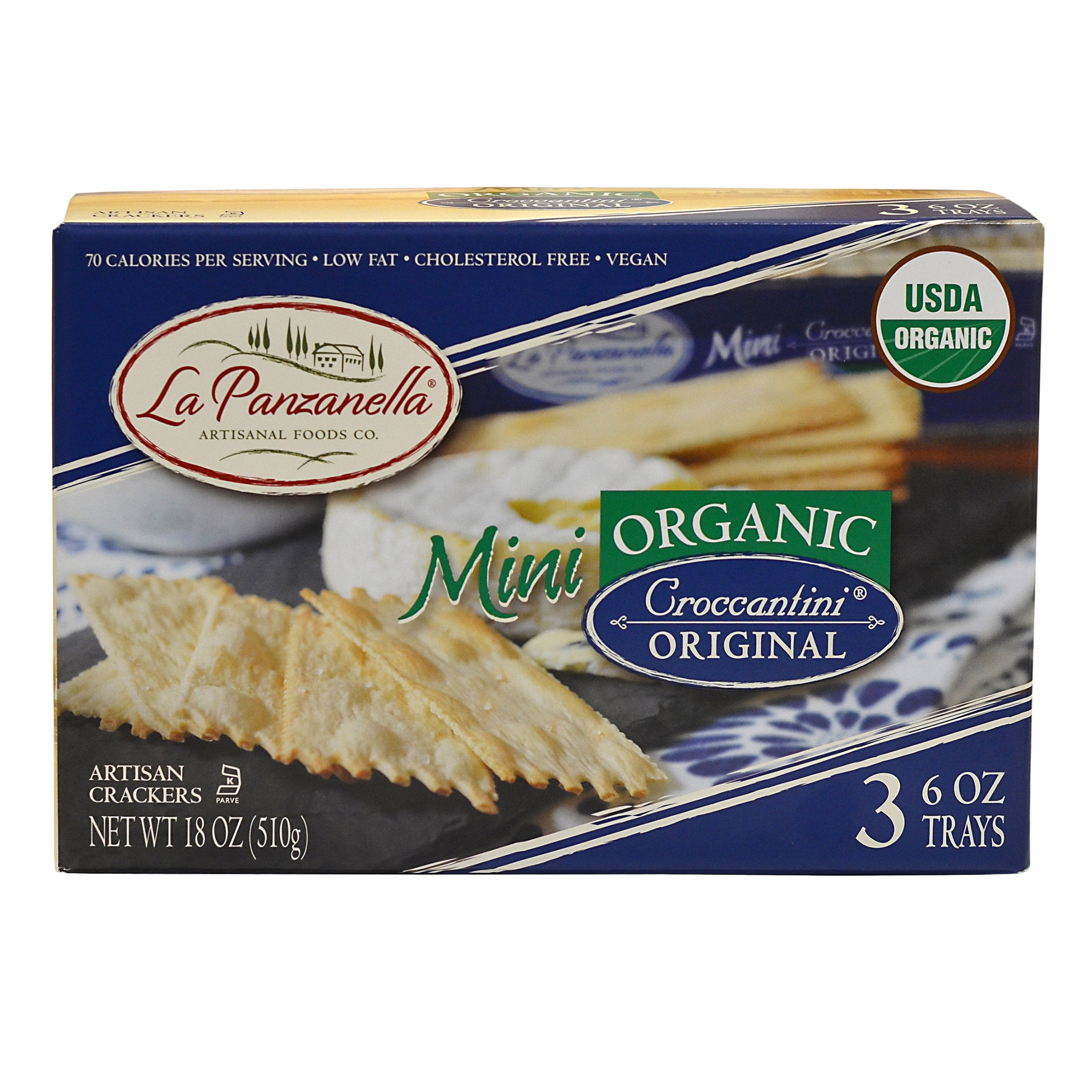 LA PANZANELLA ORGANIC ORIGINAL CROCCANTINI 3/6 OZ