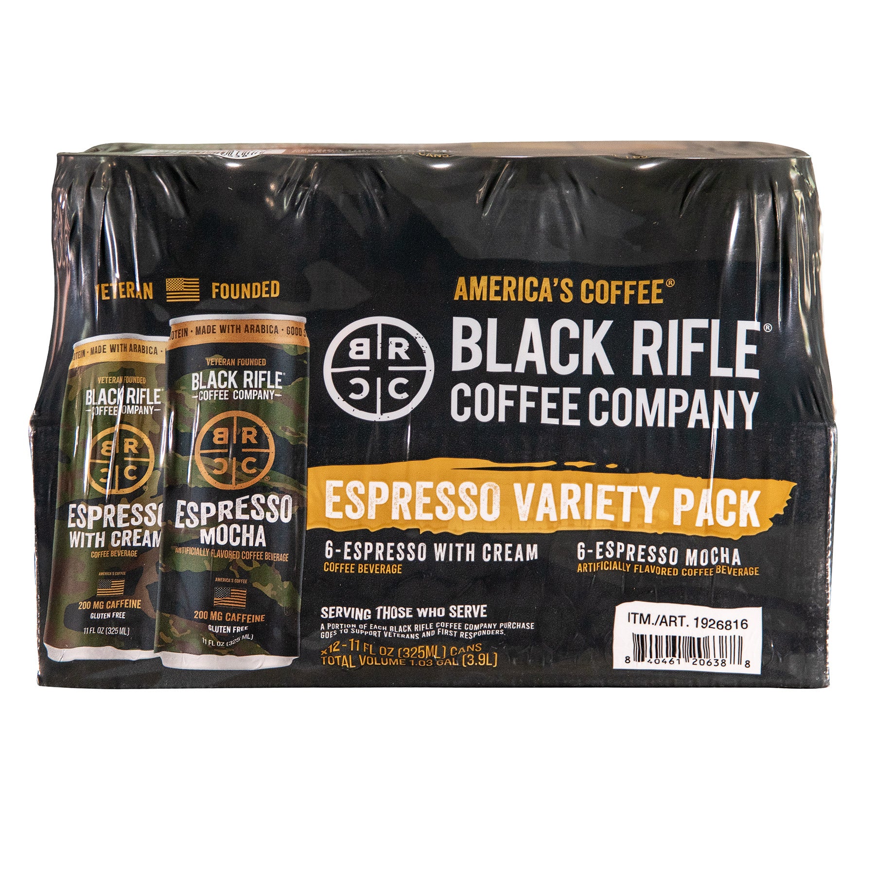 BLACK RIFLE ESPRESSO VARIETY PACK 12 CT / 11 OZ