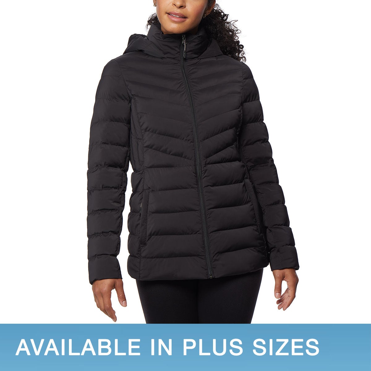 32 DEGREES LADIES POWERSTRETCH HOODED JACKET - Image 1