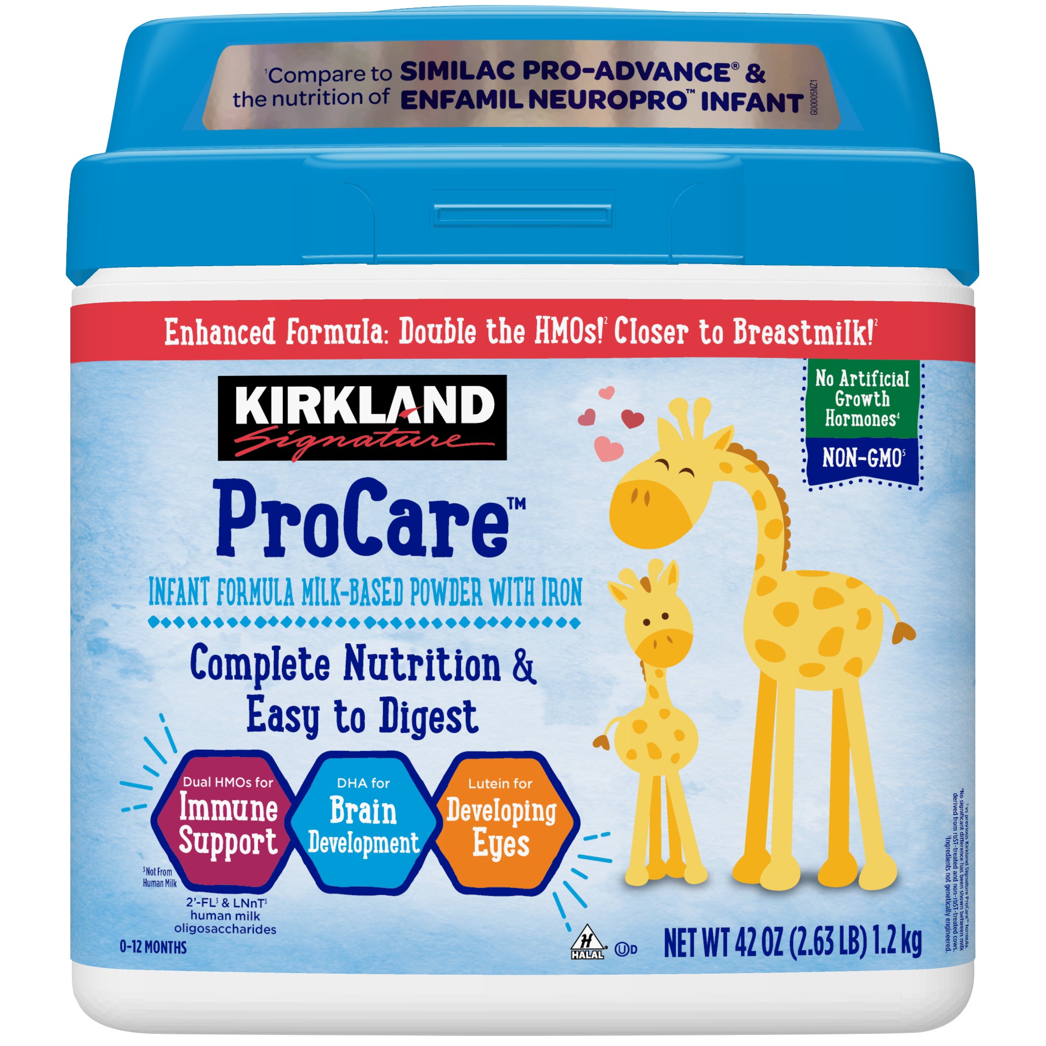 KIRKLAND SIGNATURE PROCARE INFANT FORMULA 42OZ