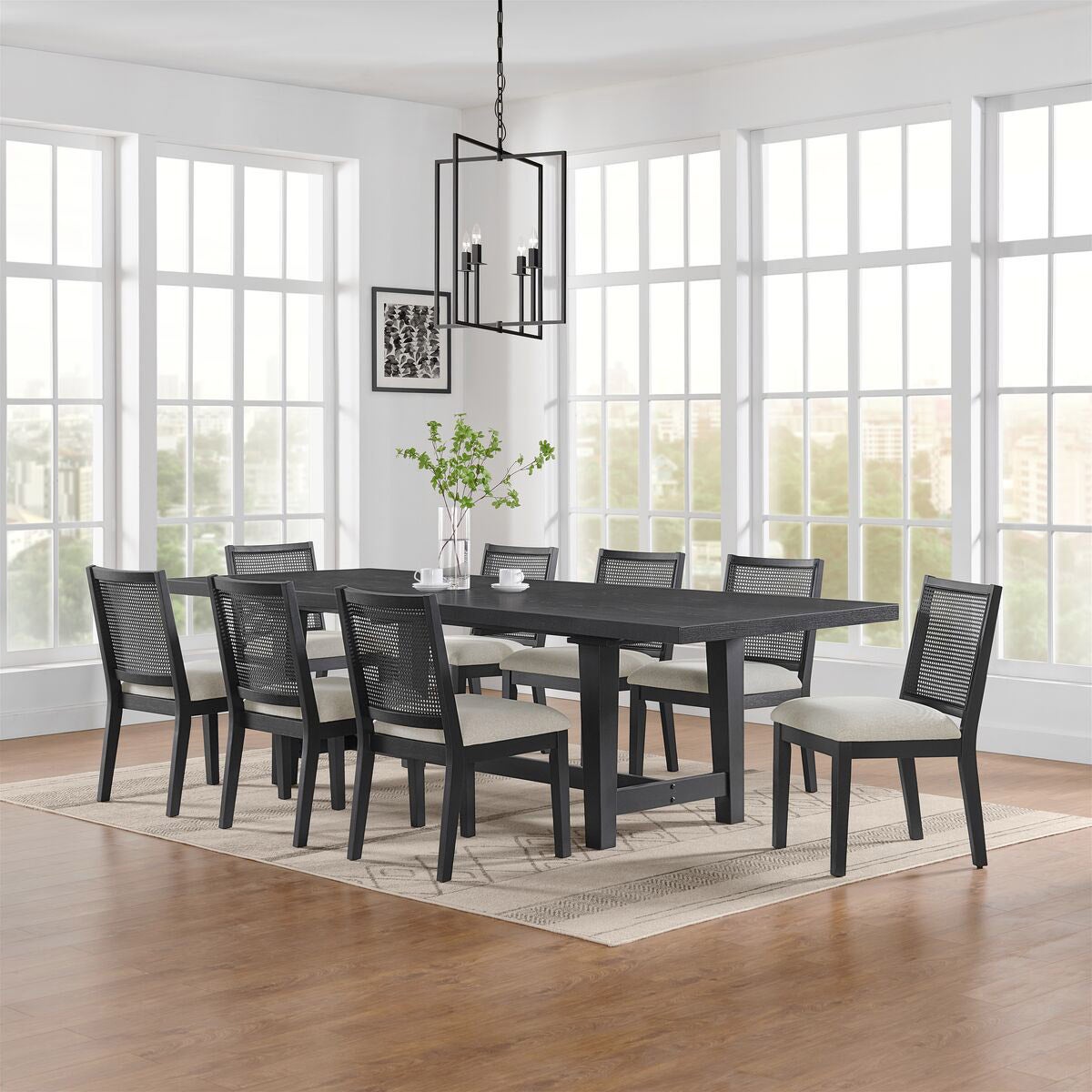 BAYSIDE FURNISHINGS HARRISON 9-PIECE DINING SET