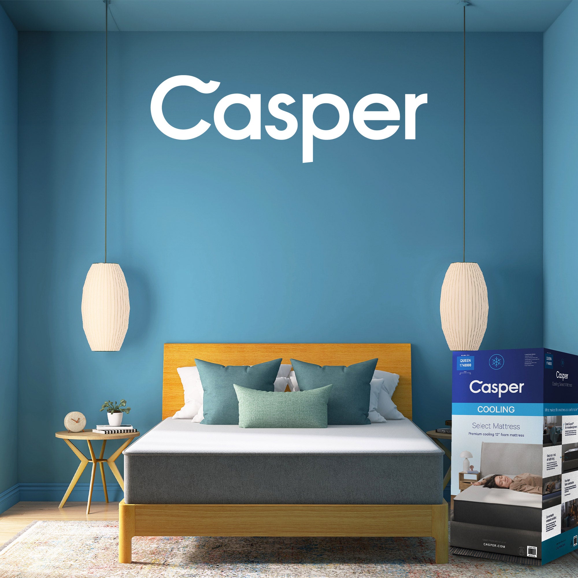 CASPER COOLING SELECT MEMORY FOAM MATTRESS KING - Image 1