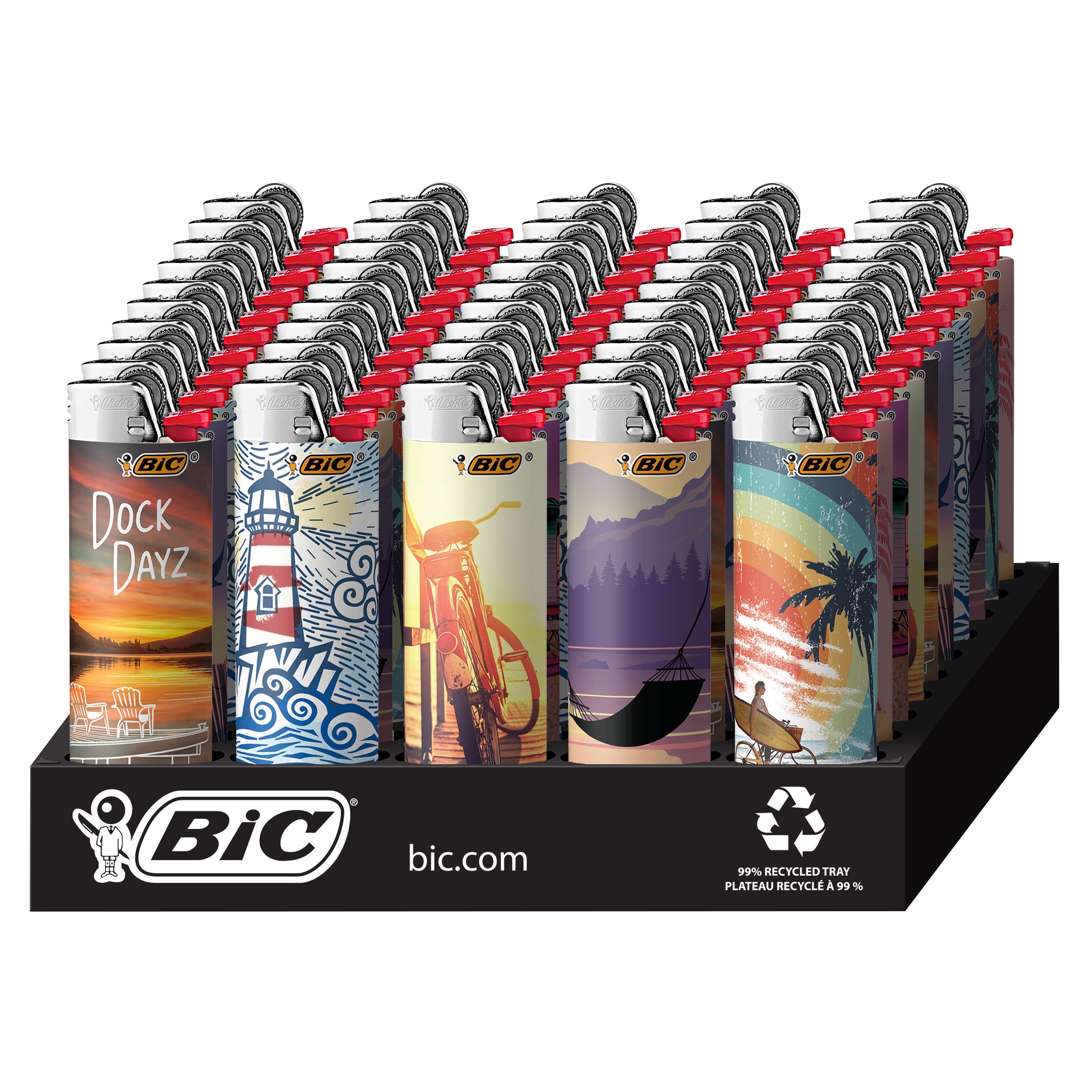 BIC LIGHTERS VACATIONS 50 CT TRAY - Image 1