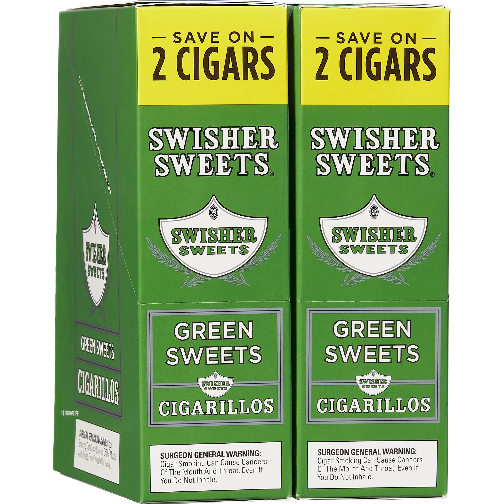 SWISHER SWEET CGRLO GREEN SWEET SAVEON2 30/2CT PCH