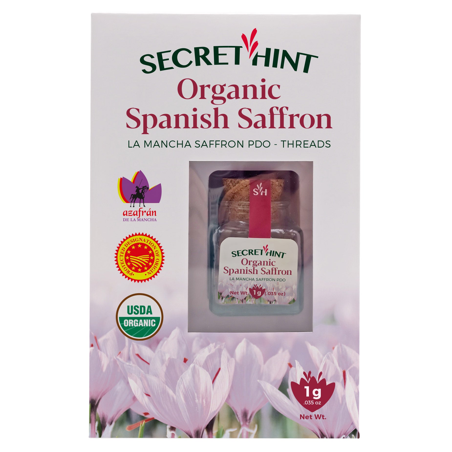 CYNARA SPANISH ORGANIC SAFFRON 0.035 OZ (.0021 LBS)