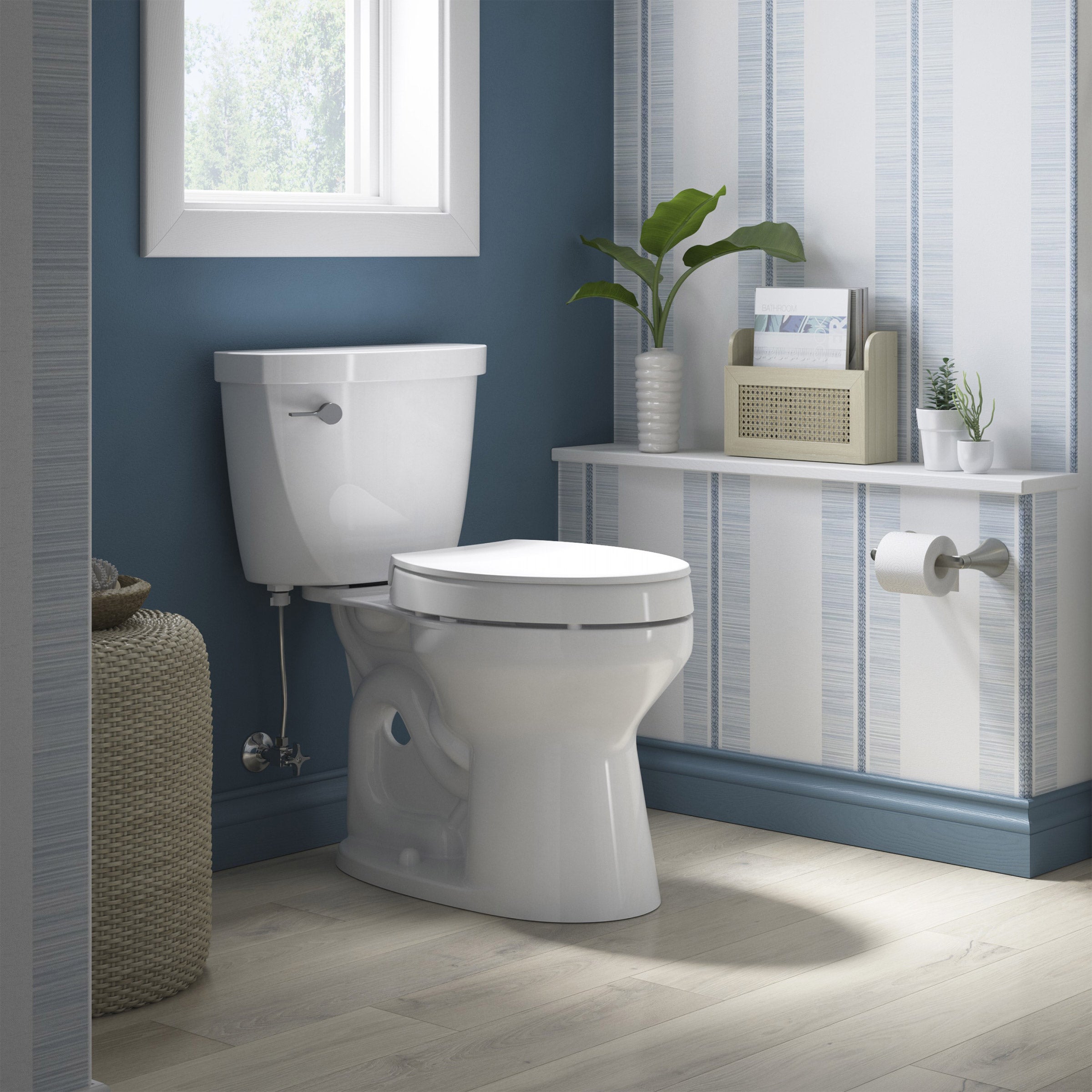 KOHLER BORDER ELEVATED ELONGATED TOILET SEAT