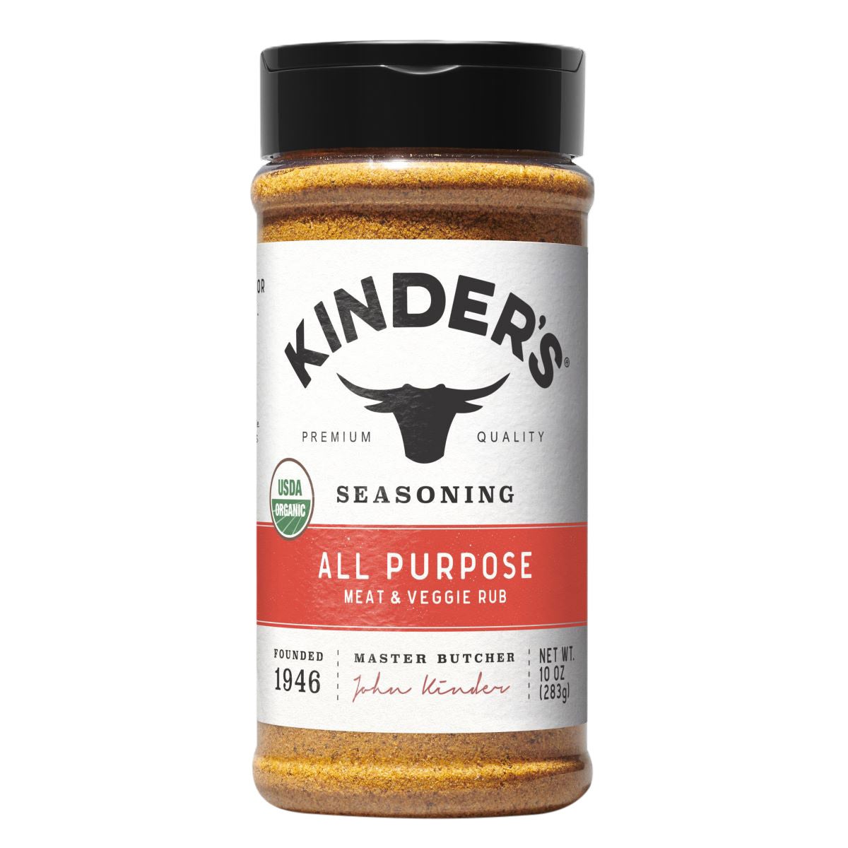 KINDER'S ORGANIC ALL PURPOSE RUB 10 OZ (.62 LBS) - Image 1