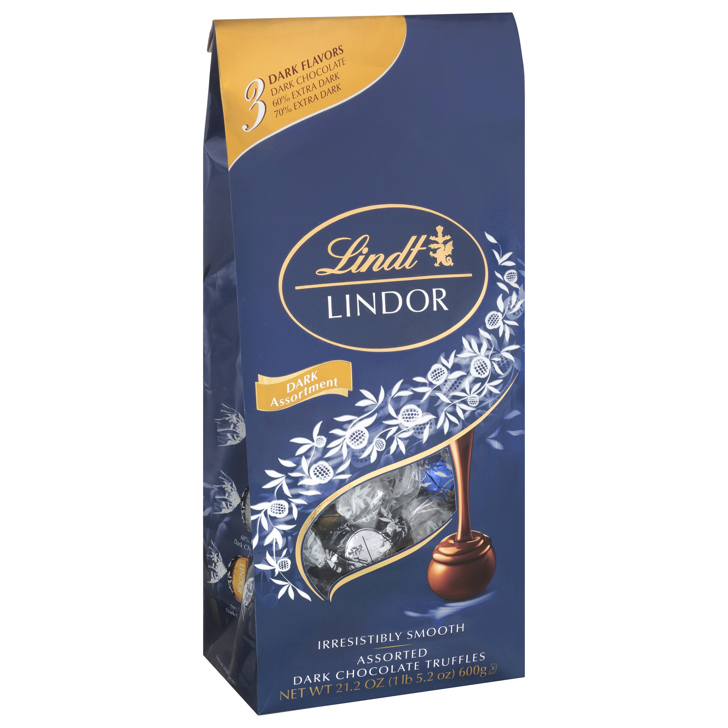 LINDT TRUFFLES DARK ASSORTMENT 21.2 OUNCES