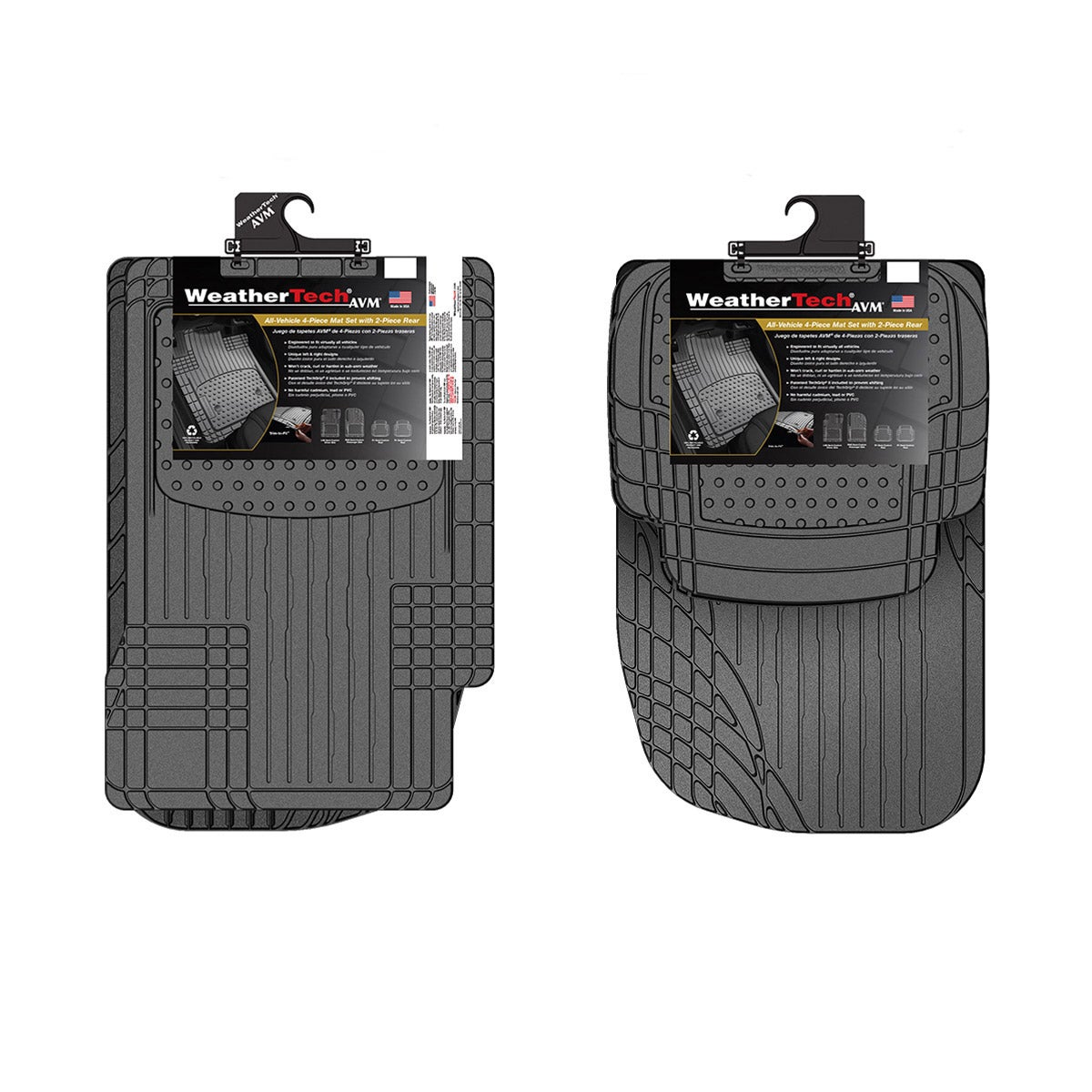 WEATHERTECH BLACK 4-PIECE TRIM TO FIT CAR MAT - Image 1