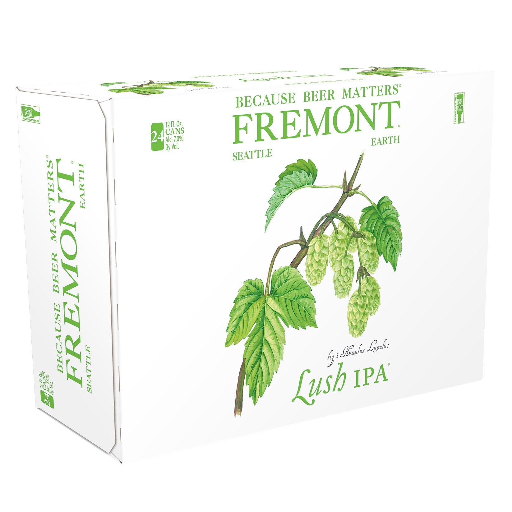 FREMONT BREWING LUSH IPA SEATTLE 24/12OZ