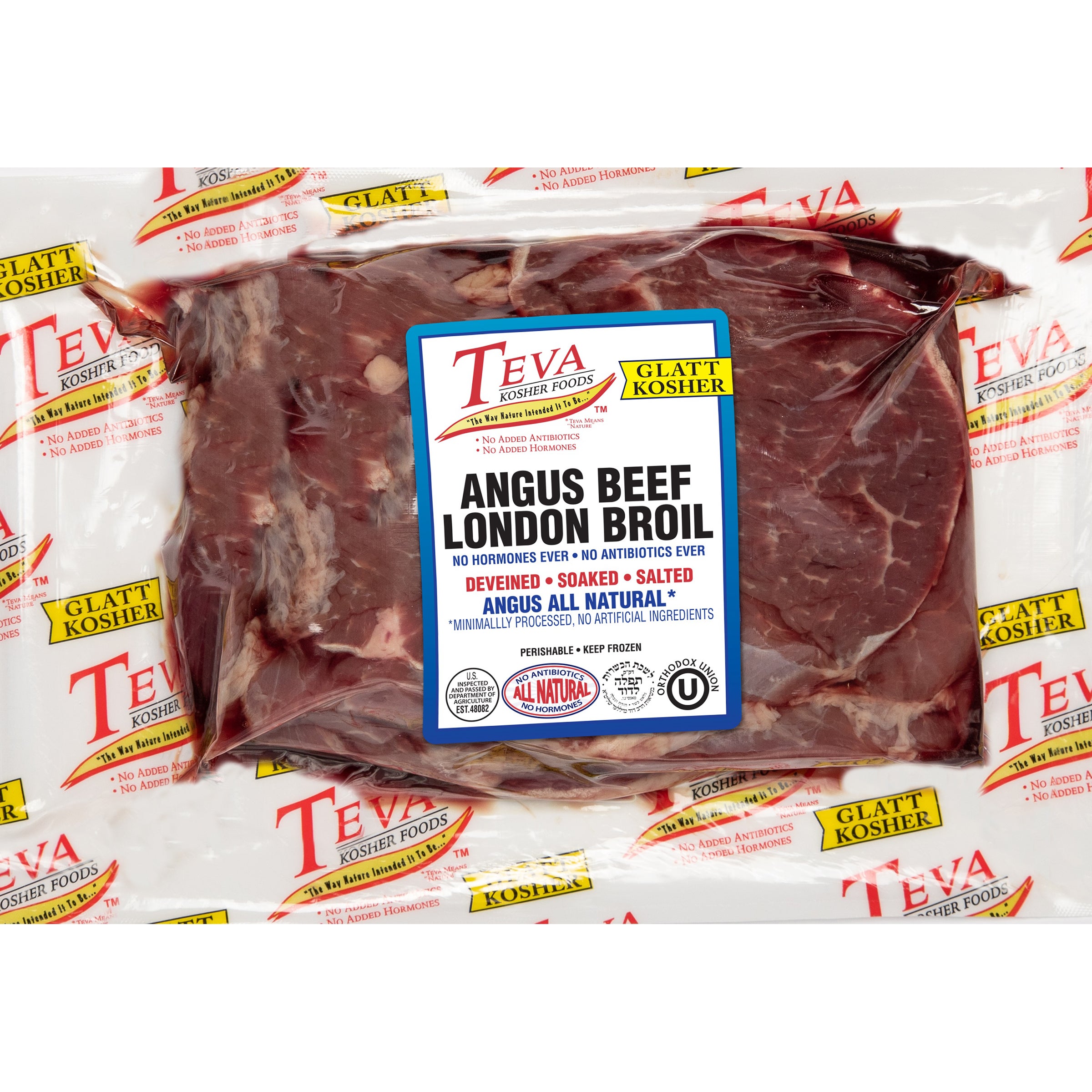 TEVA GLATT KOSHER SINGLE PIECE LONDON BROIL PRICE PER POUND