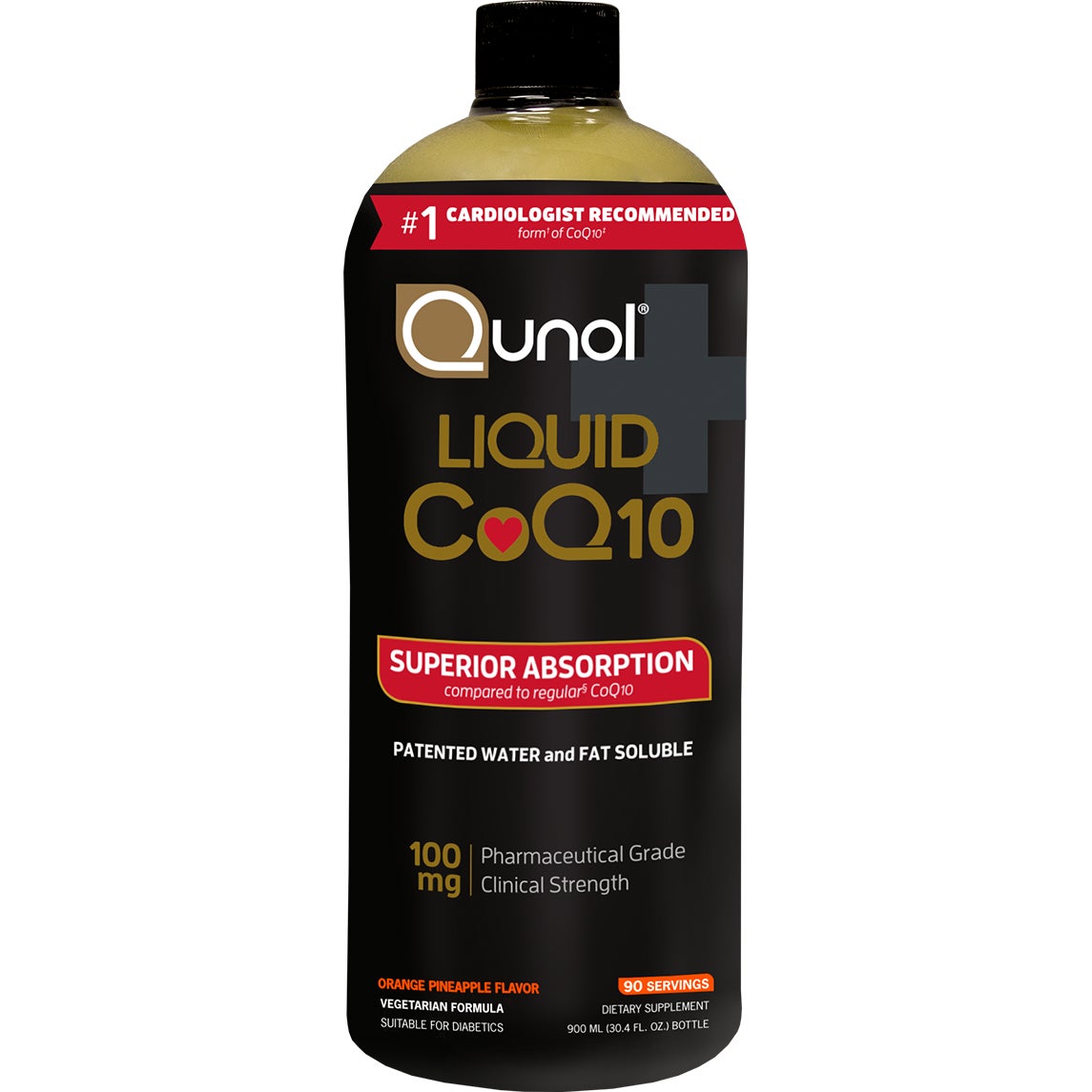QUNOL LIQUID COQ10 100MG 30.4 OZ - Image 1