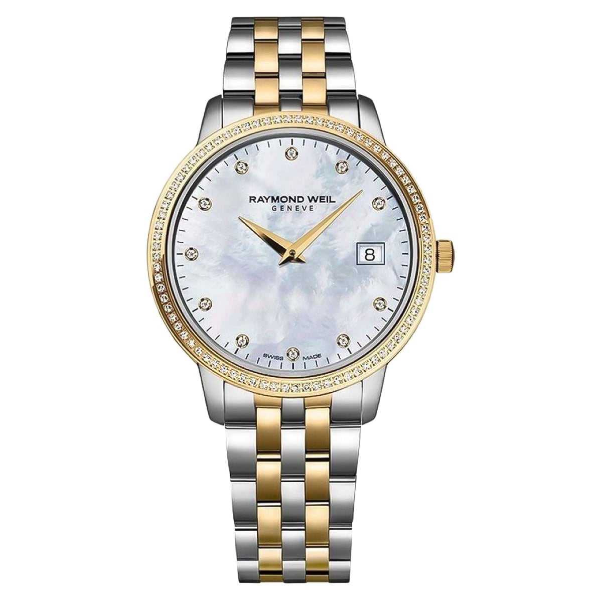 RAYMOND WEIL TOCCATA TWO-TONE DIAMOND WOMENS QUARTZ WATCH
