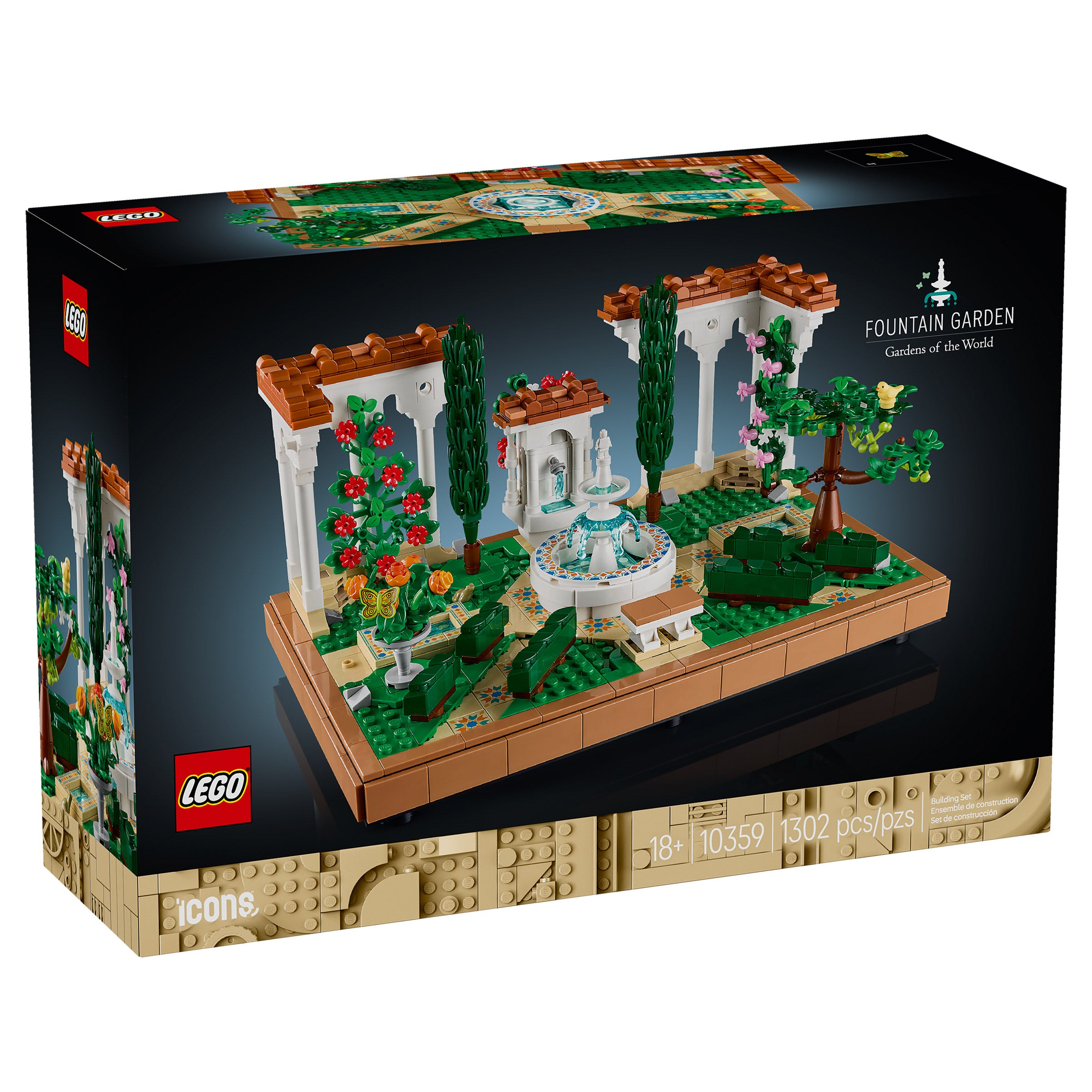 LEGO FOUNTAIN GARDEN