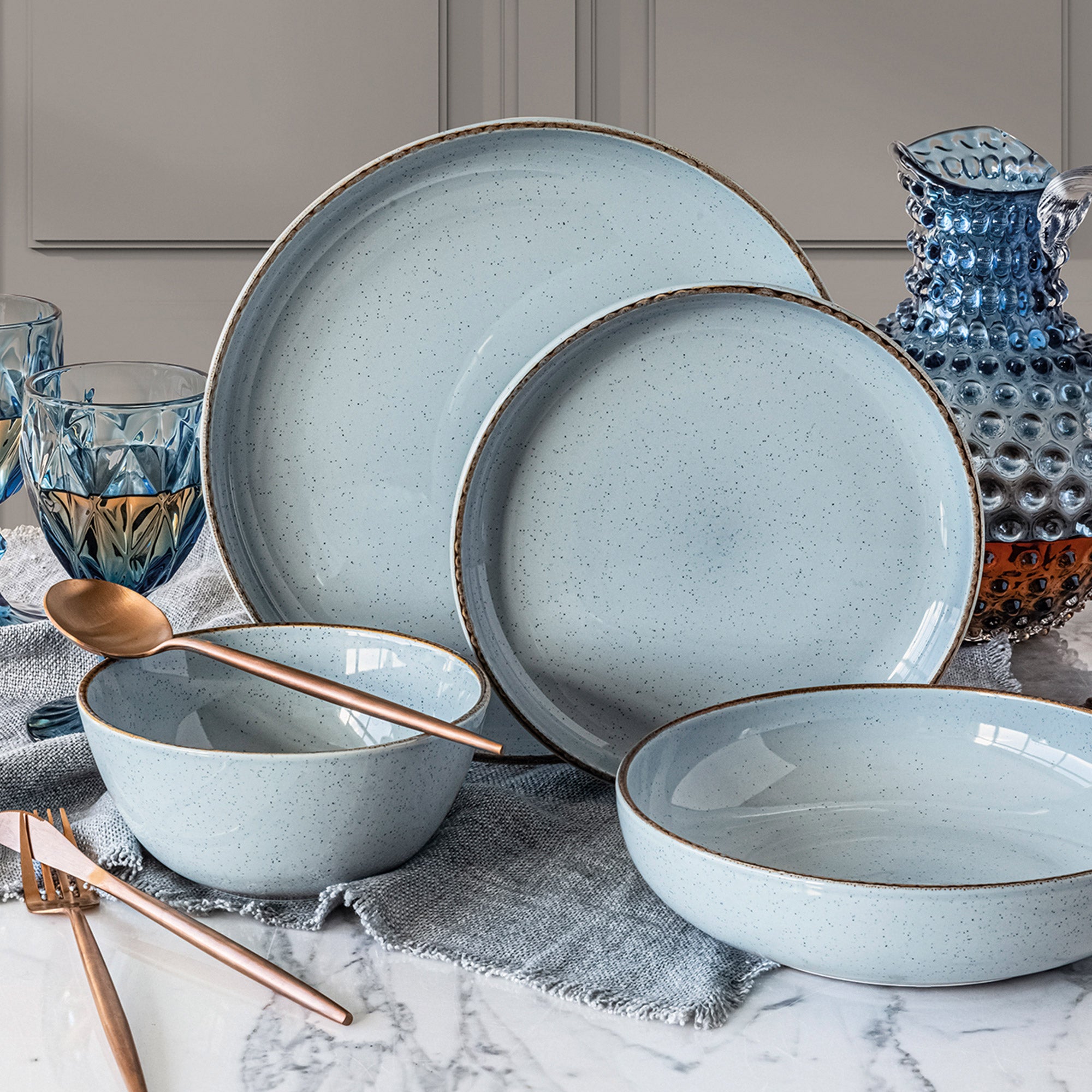 OVER&BACK OPTIONS DINNERWARE SET 16PC - Image 1