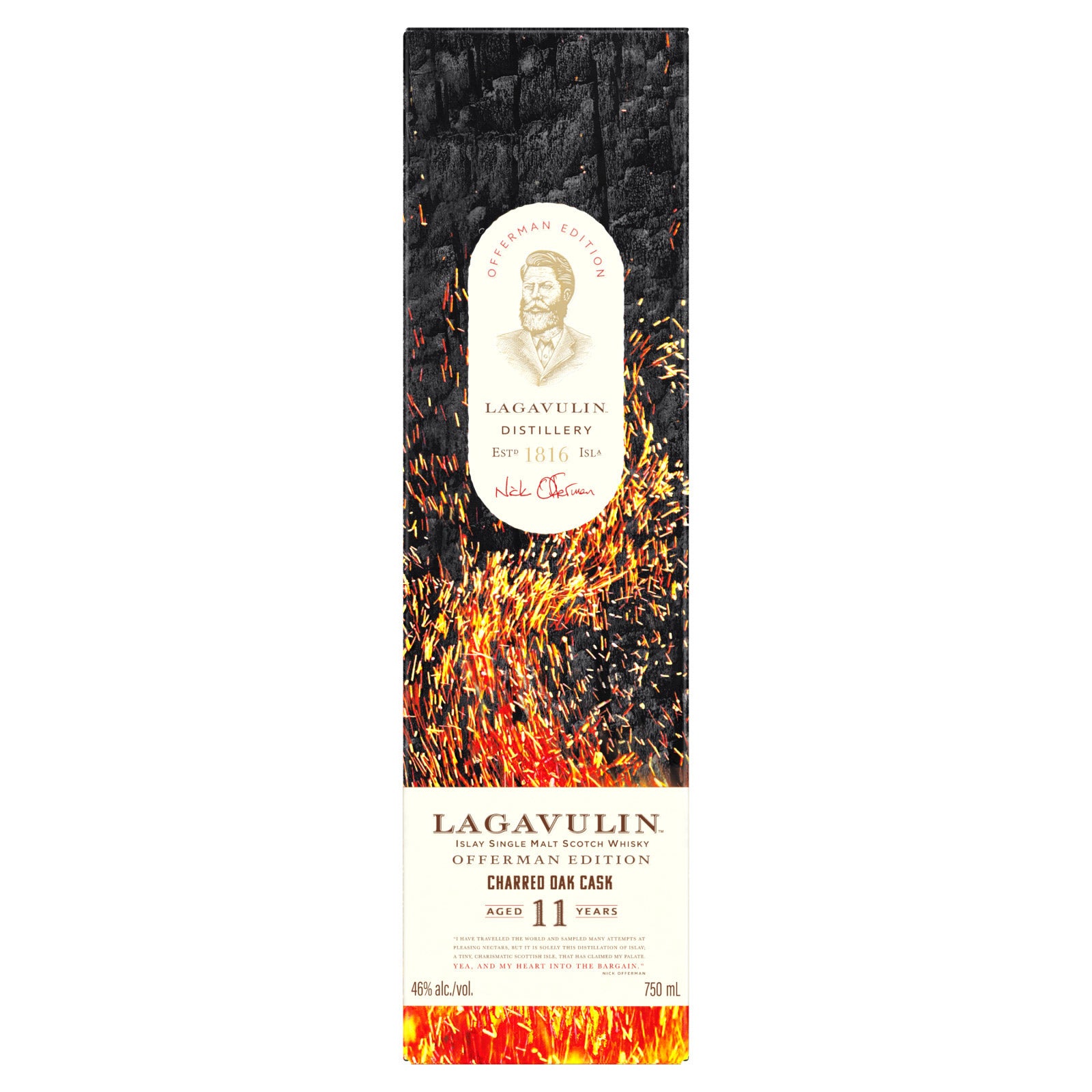 LAGAVULIN OFFERMAN 11YR CHARRED OAK CASK SCOTLAND 750ML