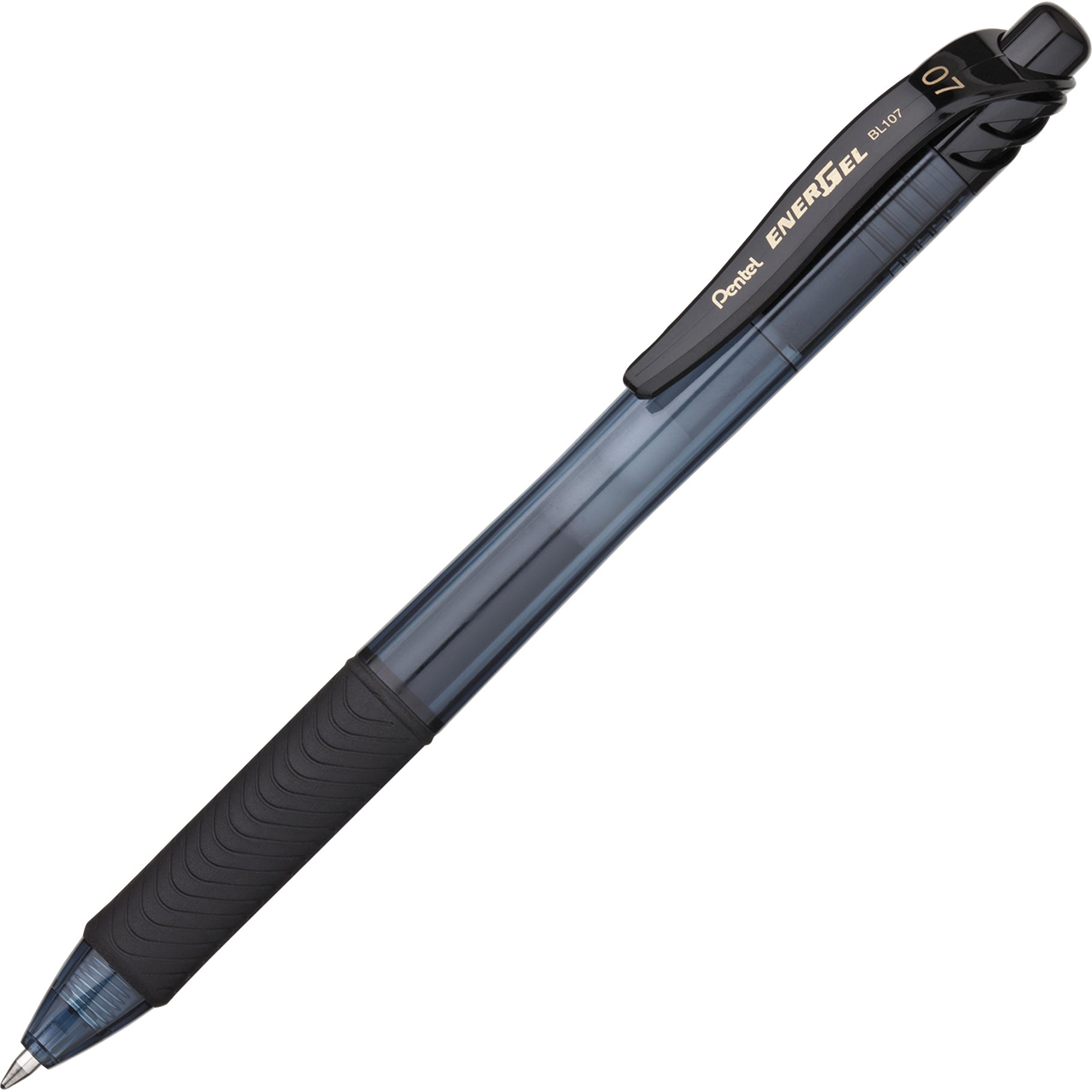 ENERGEL-X BLACK RT MED POINT PEN PENBL107ASW2 24CT